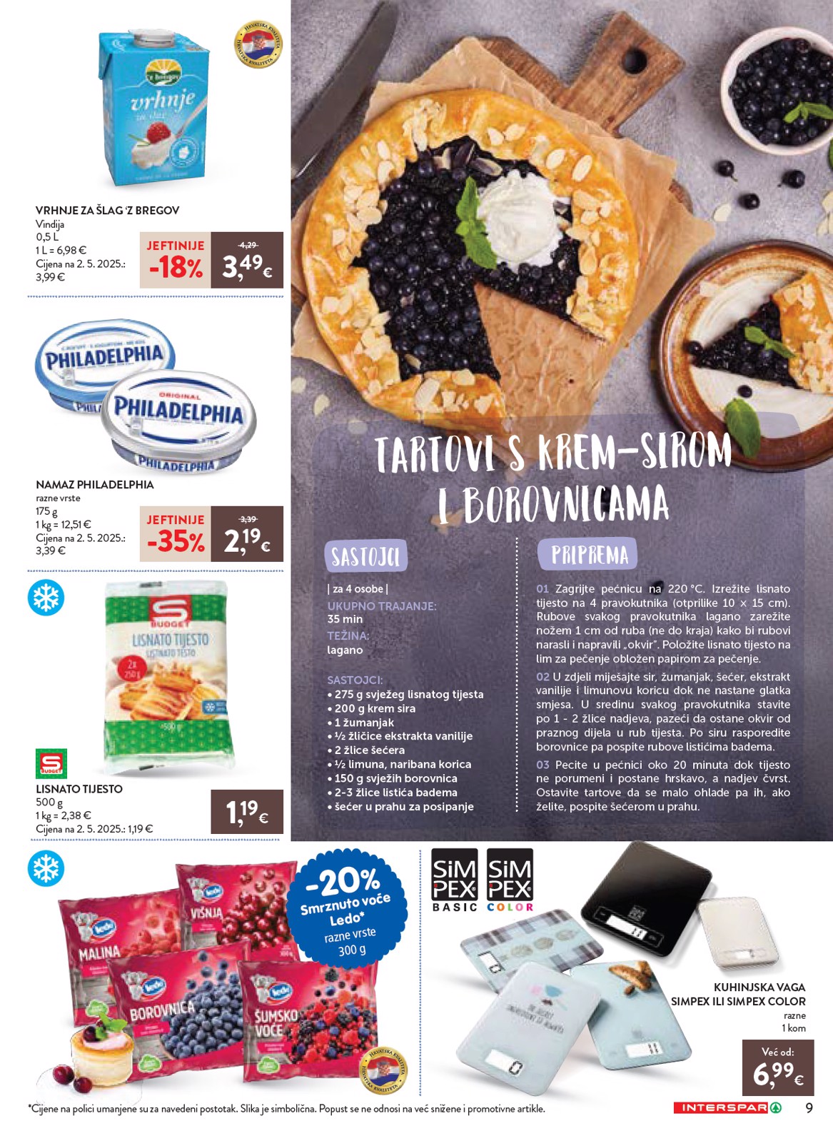 spar - Prelistajte katalog SPAR - Katalog pečenje, vrijedi od 12.03.2026 do 04.04.2026 - page: 9
