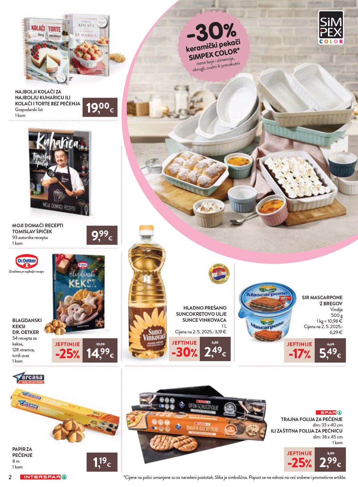 spar - Prelistajte katalog SPAR - Katalog pečenje, vrijedi od 12.03.2026 do 04.04.2026 - page: 2