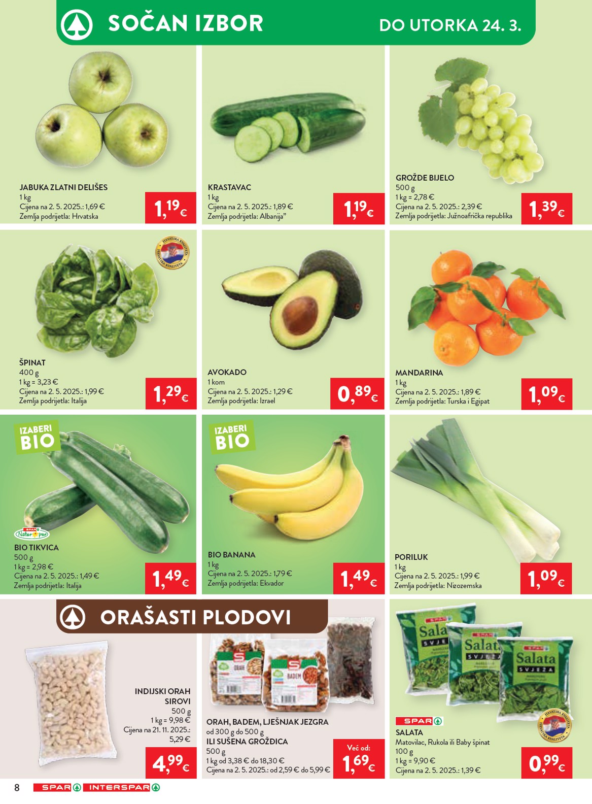 spar - Prelistajte katalog SPAR, vrijedi od 18.03.2026 do 24.03.2026 - page: 8