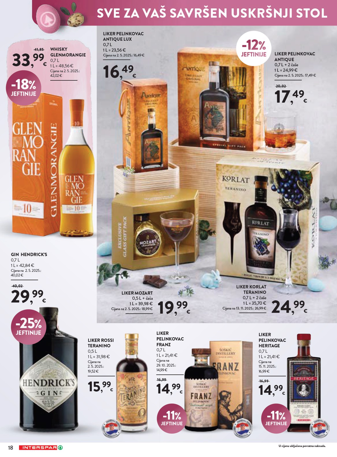 spar - Prelistajte katalog SPAR - Katalog delicije, vrijedi od 19.03.2026 do 04.04.2026 - page: 18
