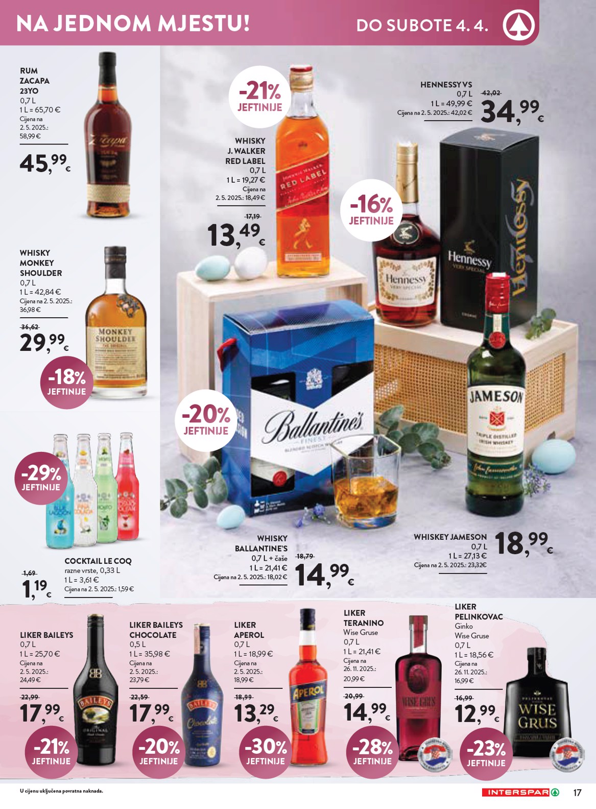 spar - Prelistajte katalog SPAR - Katalog delicije, vrijedi od 19.03.2026 do 04.04.2026 - page: 17