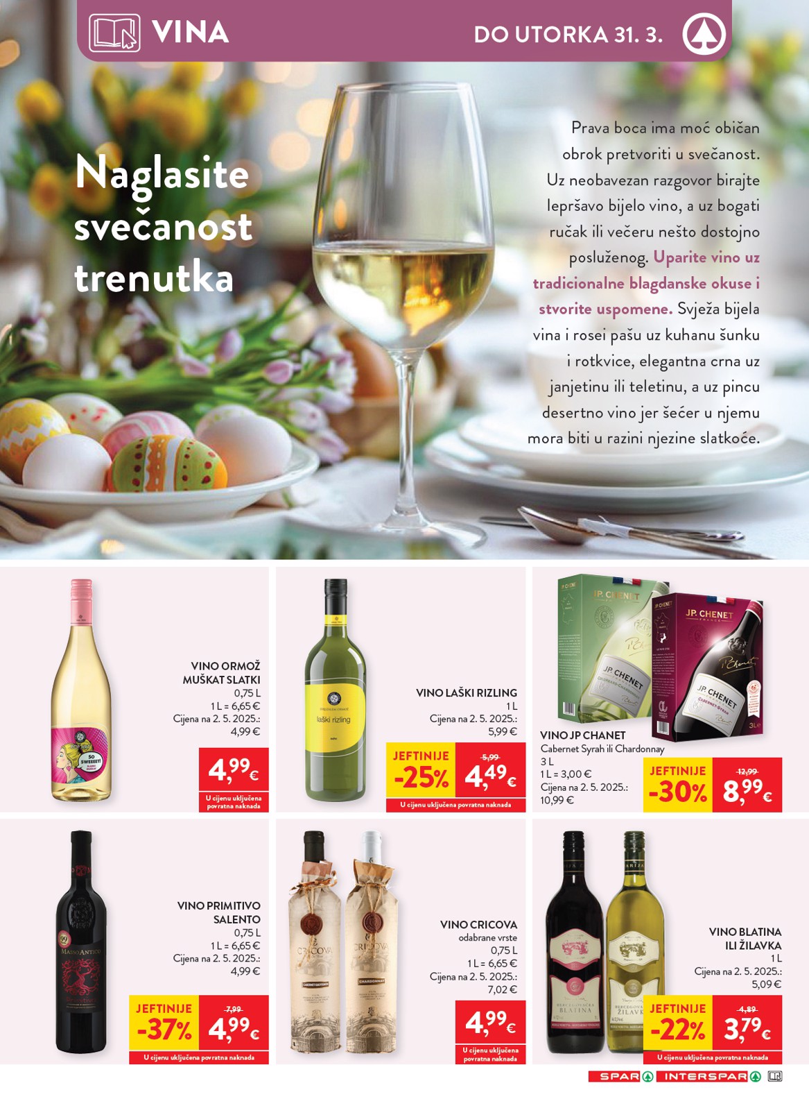 spar - Prelistajte katalog SPAR, vrijedi od 25.03.2026 do 31.03.2026 - page: 18