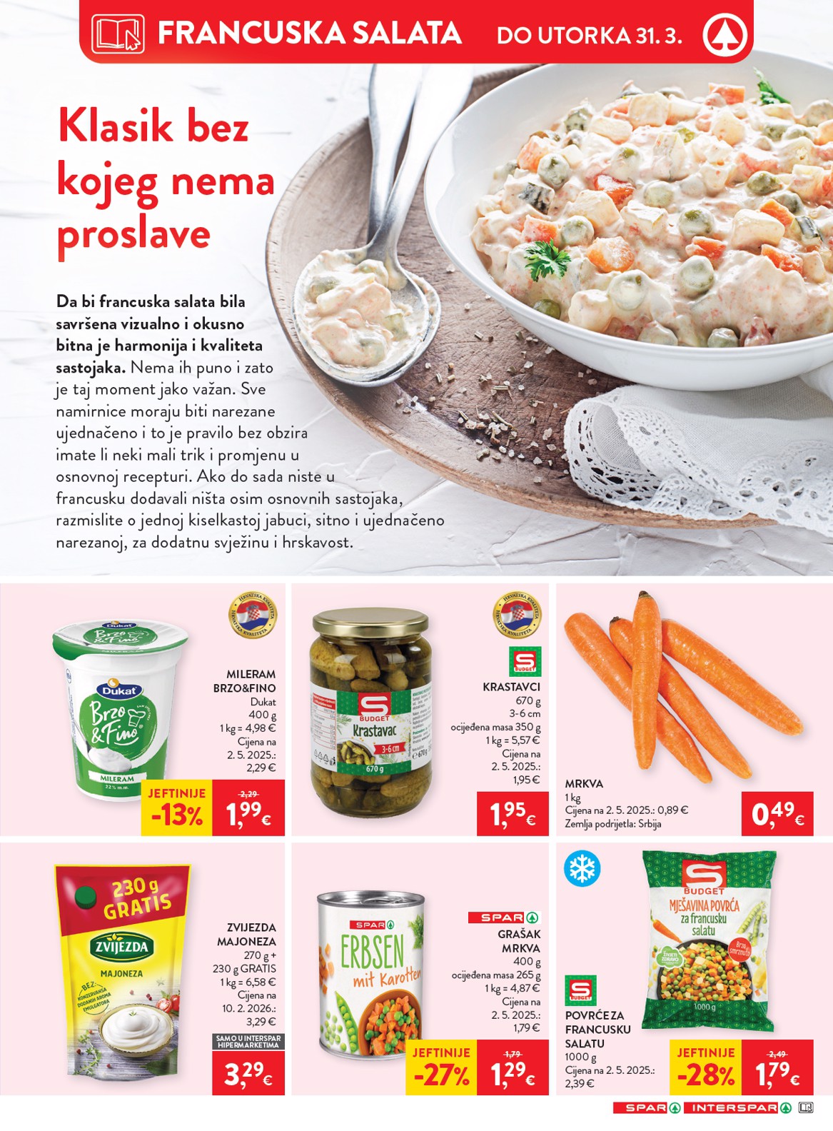 spar - Prelistajte katalog SPAR, vrijedi od 25.03.2026 do 31.03.2026 - page: 14
