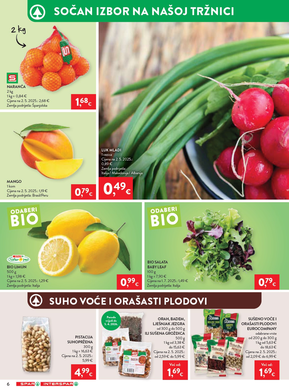 spar - Prelistajte katalog SPAR, vrijedi od 01.04.2026 do 07.04.2026 - page: 6