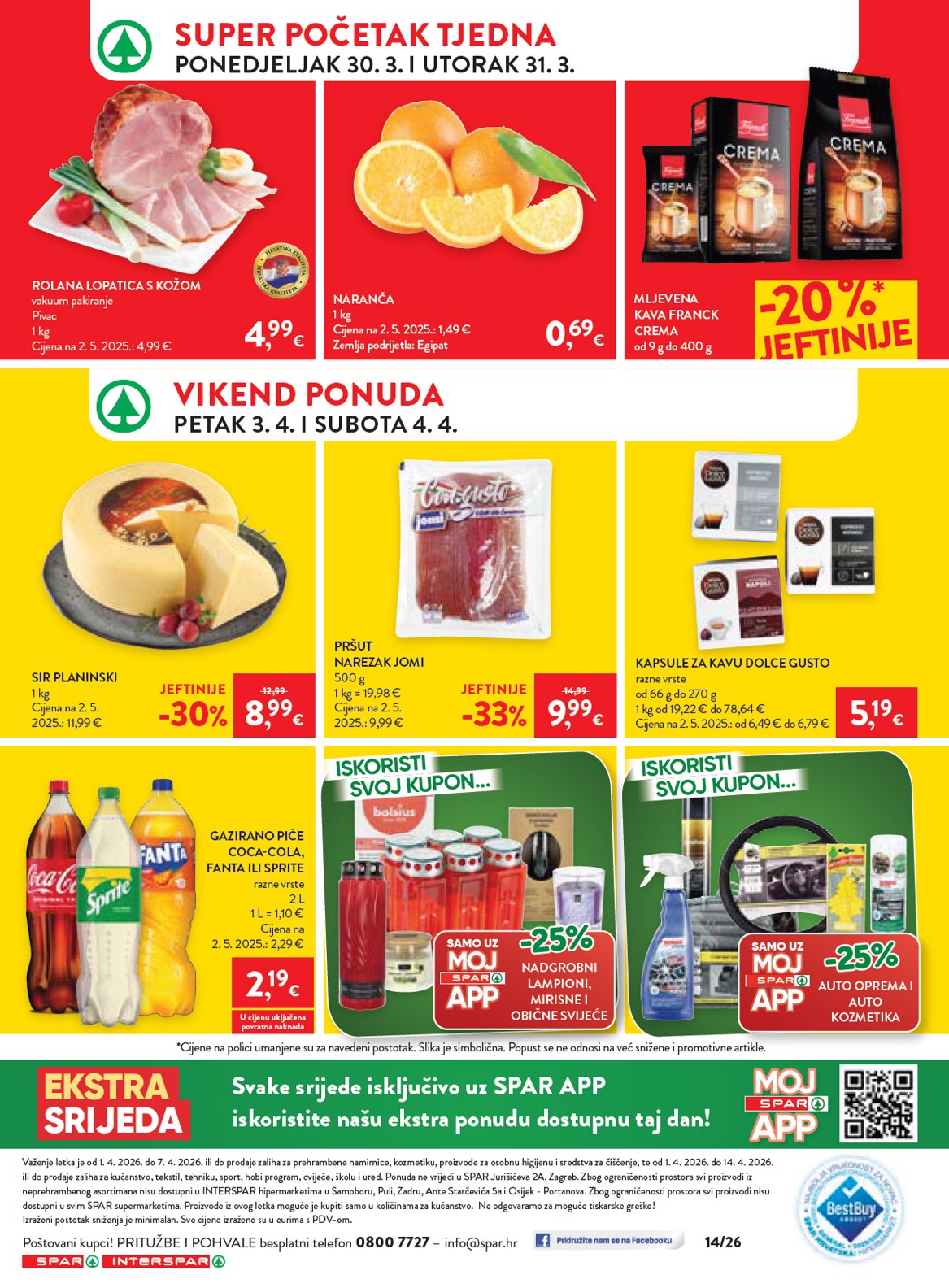 spar - Prelistajte katalog SPAR, vrijedi od 01.04.2026 do 07.04.2026 - page: 36