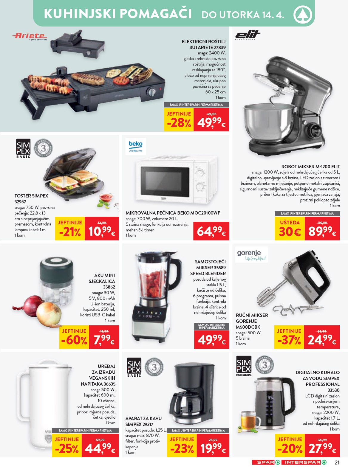 spar - Prelistajte katalog SPAR, vrijedi od 01.04.2026 do 07.04.2026 - page: 27