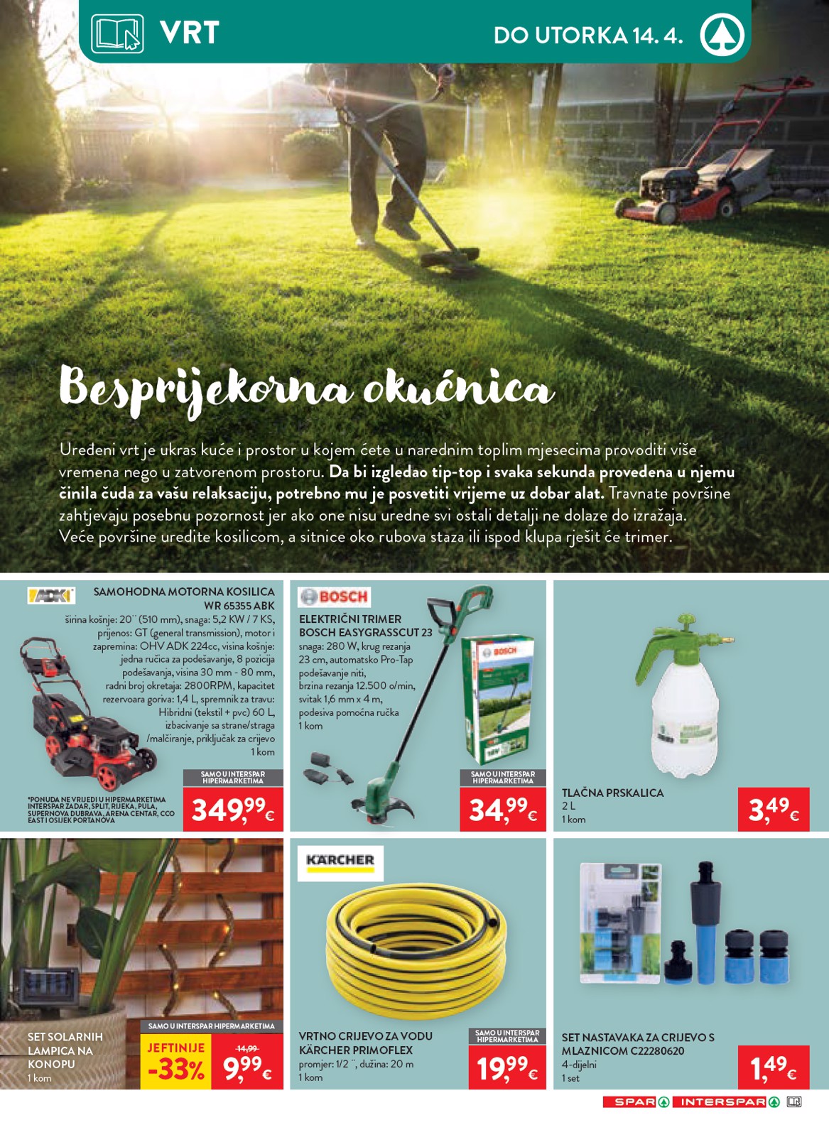 spar - Prelistajte katalog SPAR, vrijedi od 01.04.2026 do 07.04.2026 - page: 34