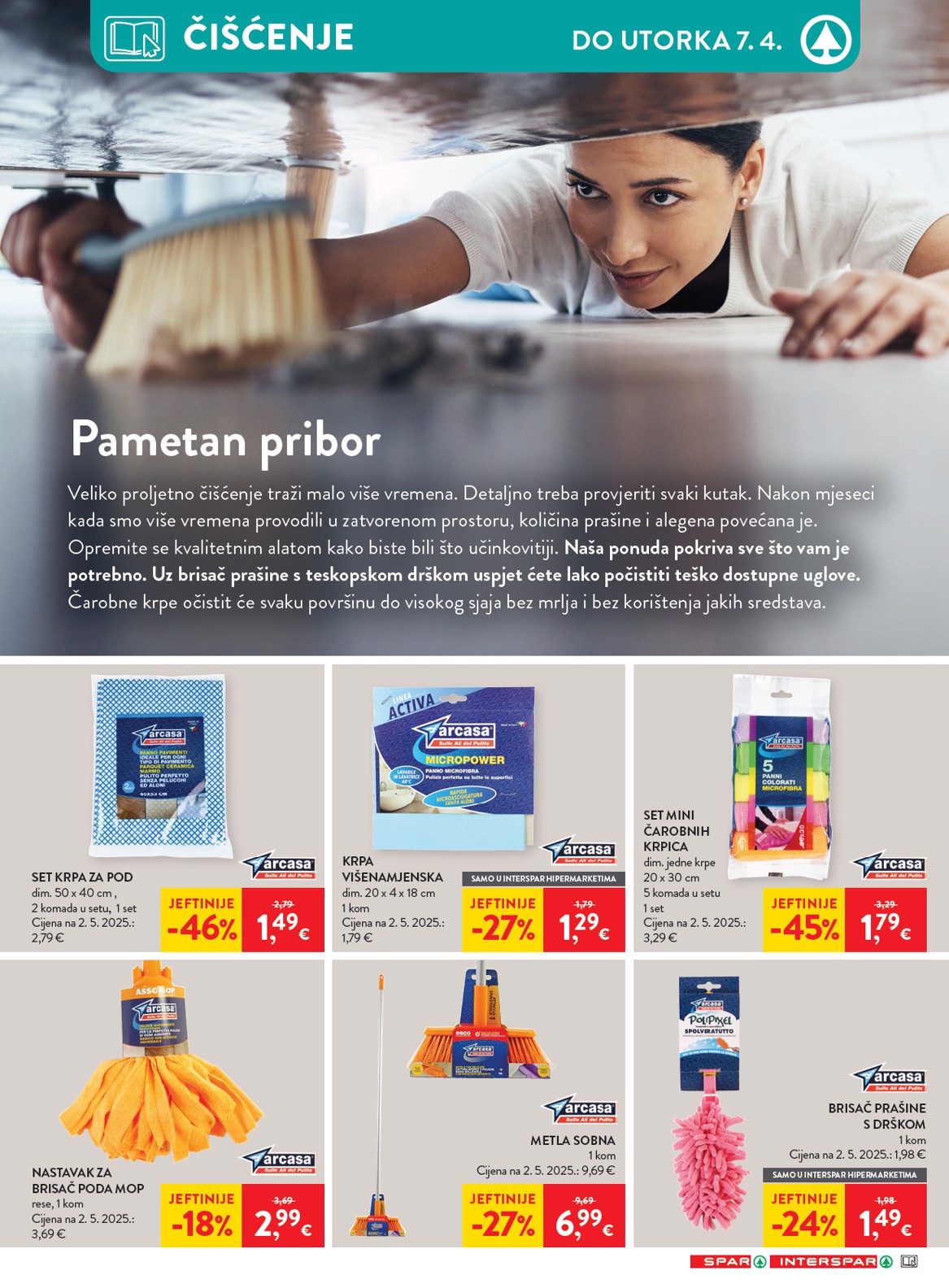 spar - Prelistajte katalog SPAR - Neprehrane, vrijedi od 01.04.2026 do 07.04.2026 - page: 7