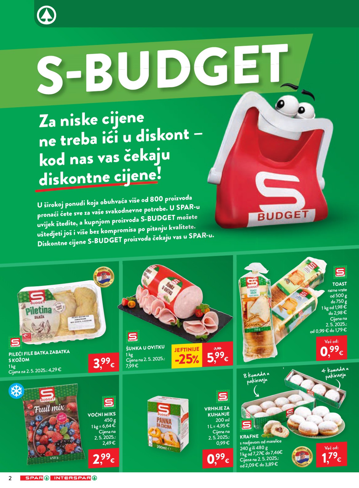 spar - Prelistajte katalog SPAR, vrijedi od 08.04.2026 do 14.04.2026 - page: 2