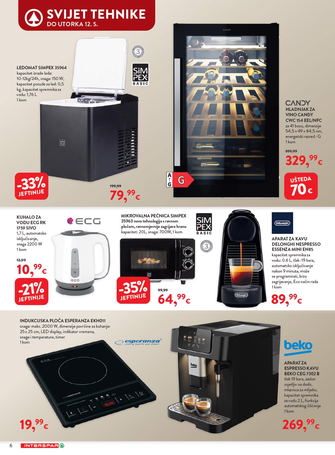 spar - Budući INTERSPAR - Apartmani letak vrijedi od srijede 15.04.2026 do utorka 12.05.2026 - page: 6