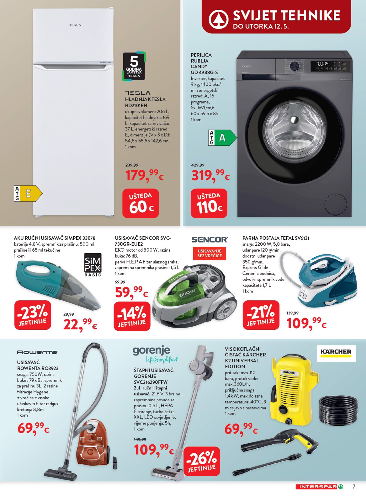 spar - Budući INTERSPAR - Apartmani letak vrijedi od srijede 15.04.2026 do utorka 12.05.2026 - page: 7