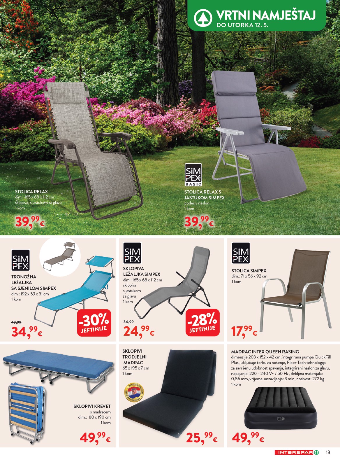 spar - Budući INTERSPAR - Apartmani letak vrijedi od srijede 15.04.2026 do utorka 12.05.2026 - page: 13