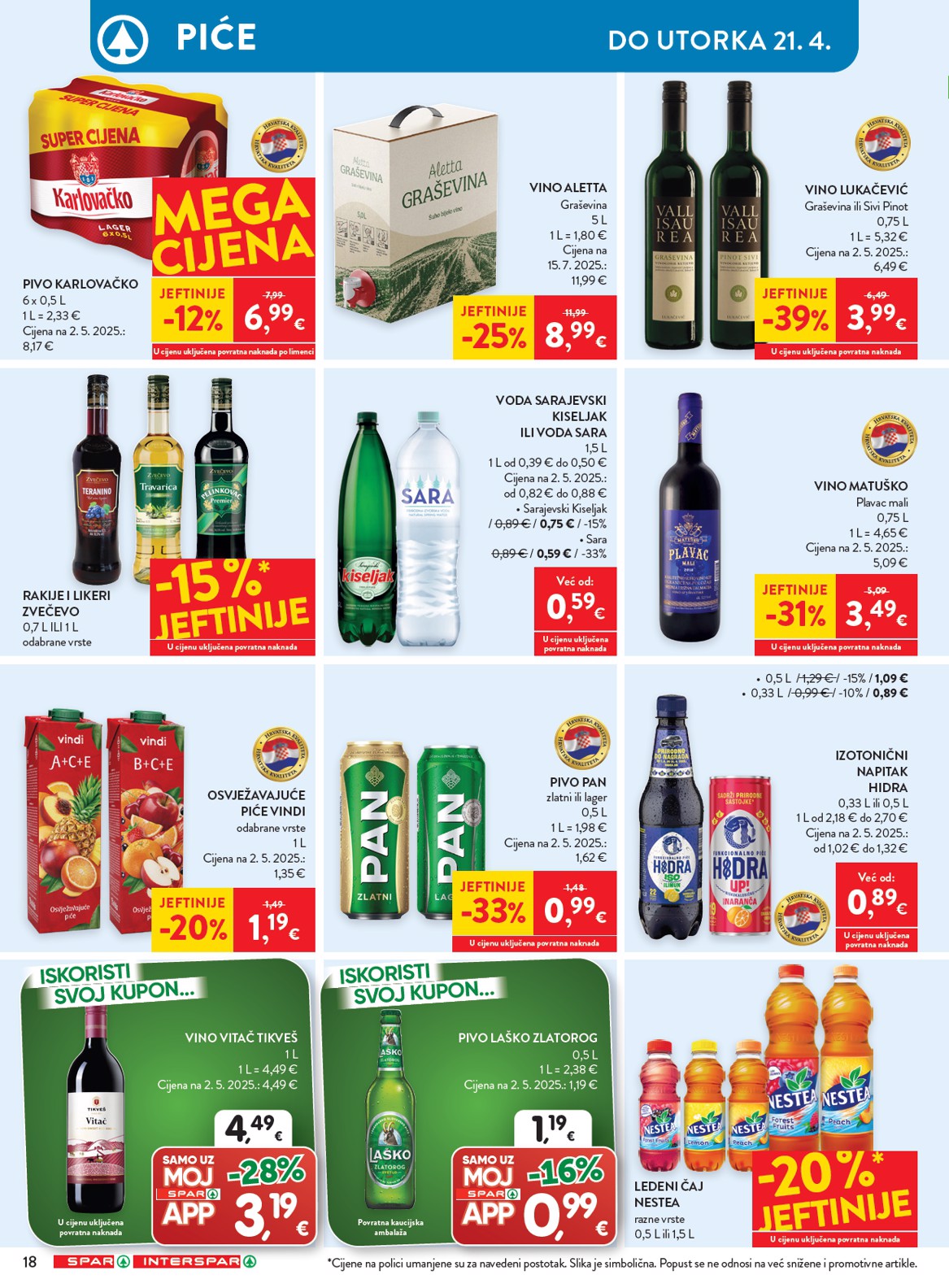 spar - Budući SPAR letak vrijedi od srijede 15.04.2026 do utorka 21.04.2026 - page: 22