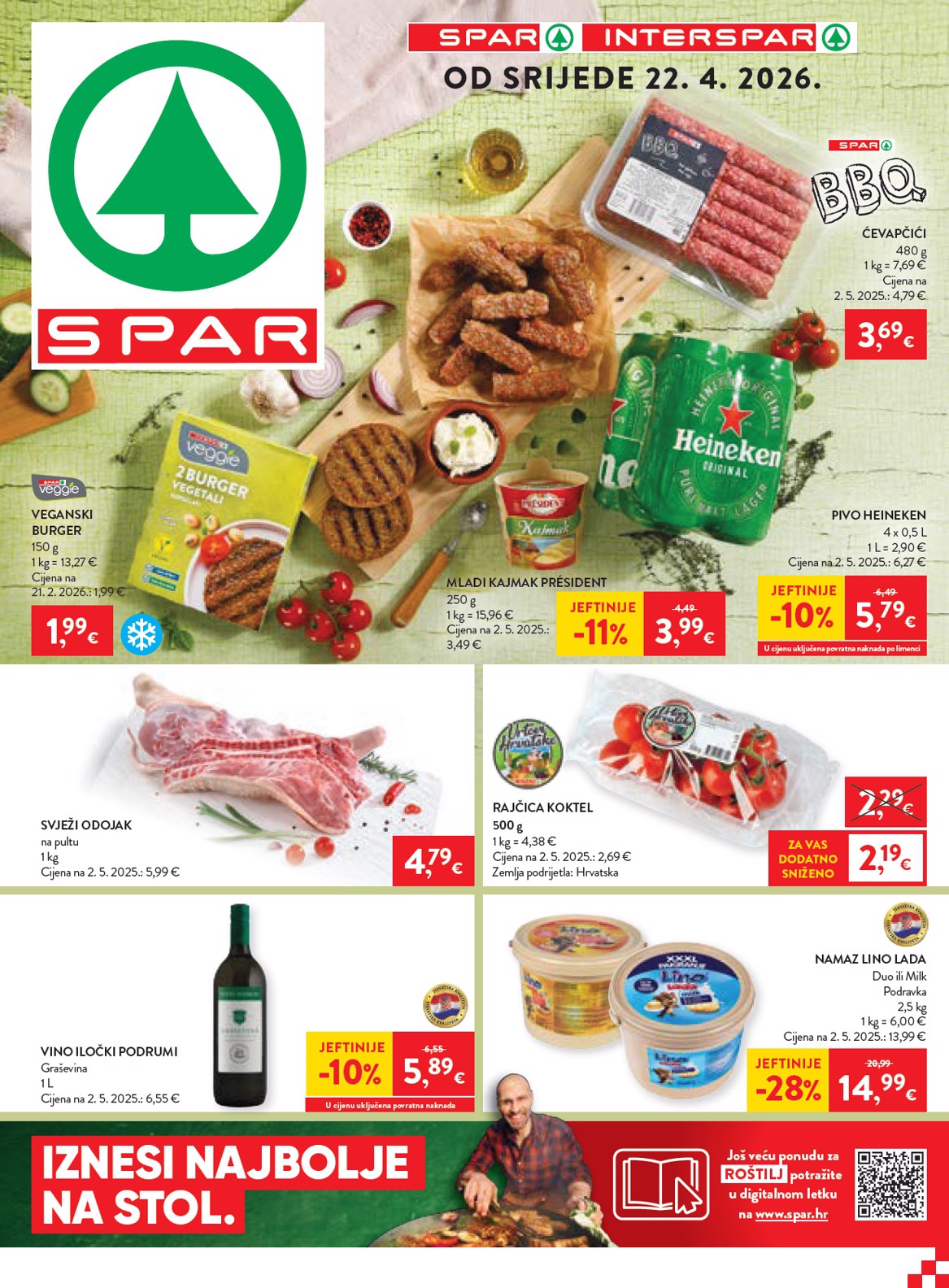 spar - Budući SPAR letak vrijedi od srijede 22.04.2026 do utorka 28.04.2026 - page: 1