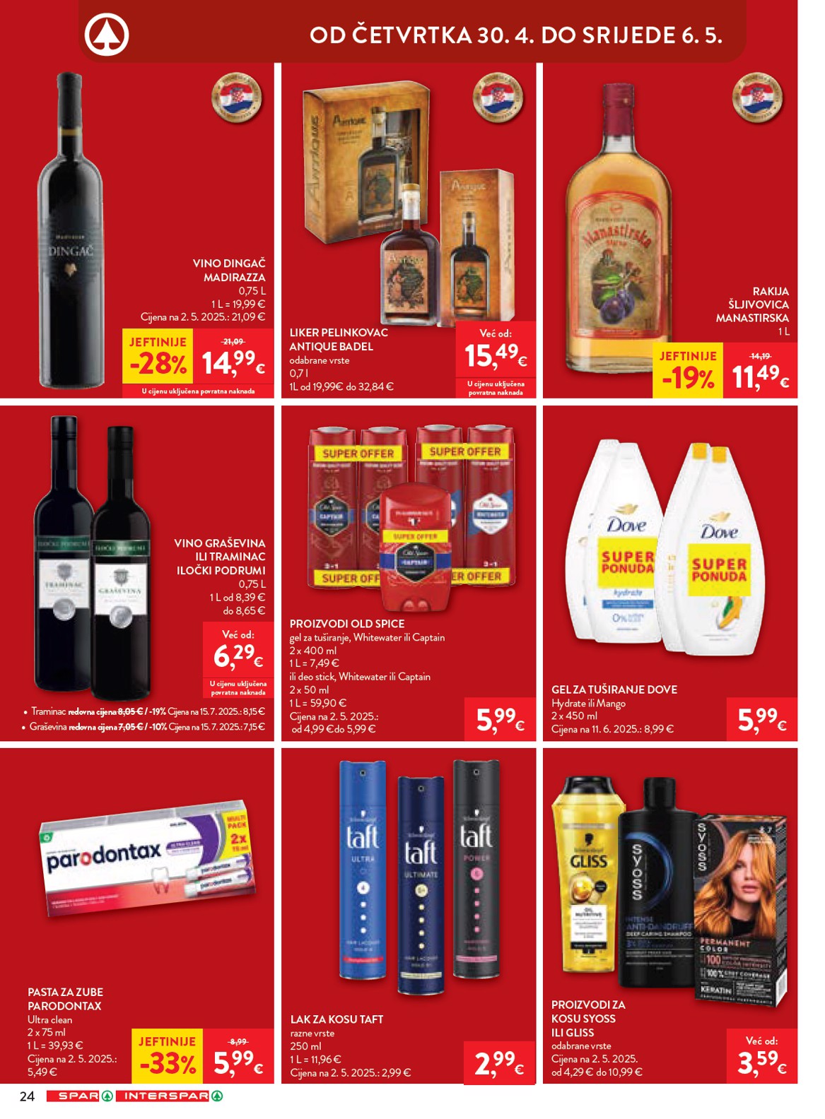 spar - Budući SPAR letak vrijedi od srijede 29.04.2026 do utorka 05.05.2026 - page: 28