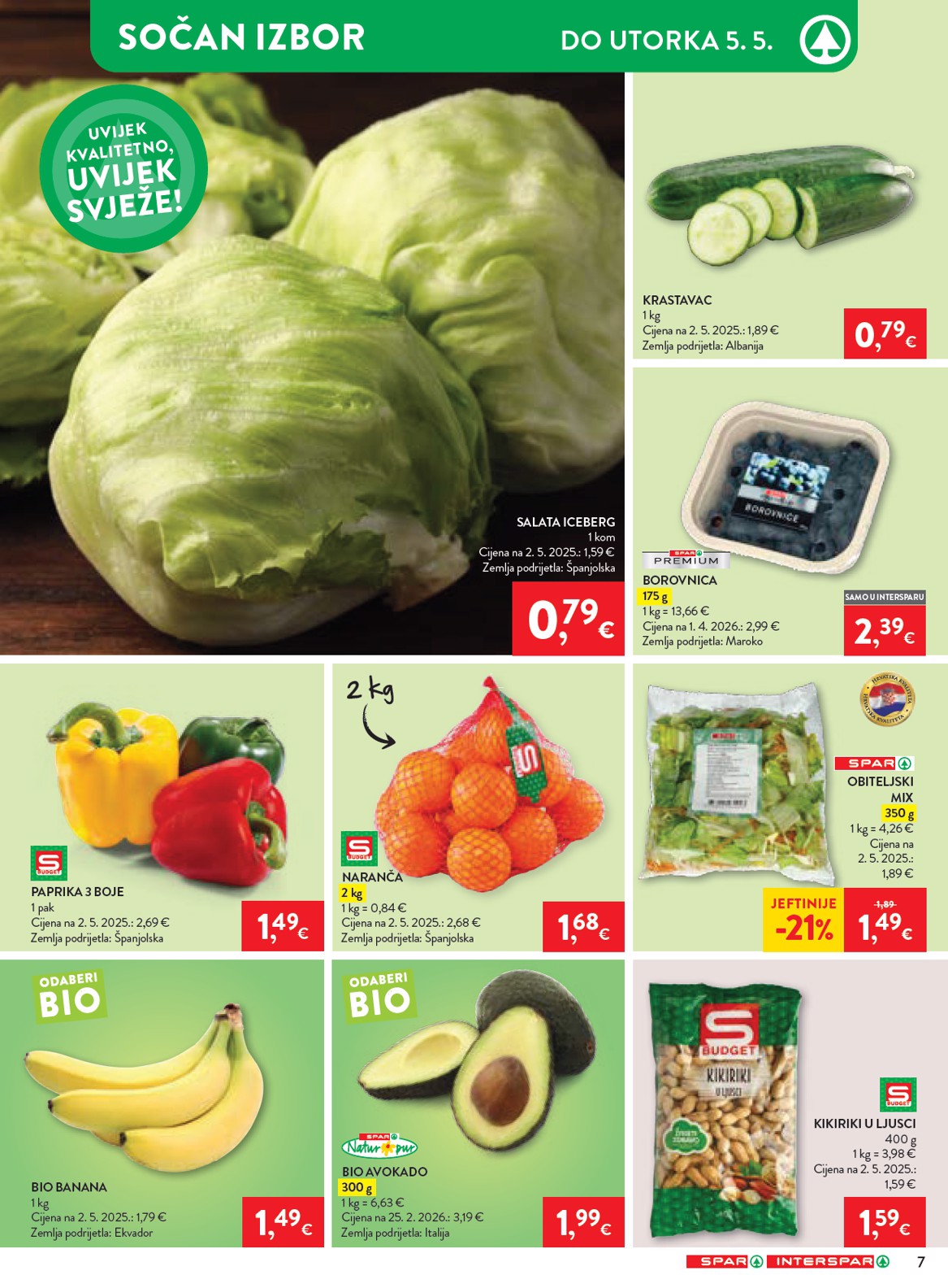 spar - Budući SPAR letak vrijedi od srijede 29.04.2026 do utorka 05.05.2026 - page: 7