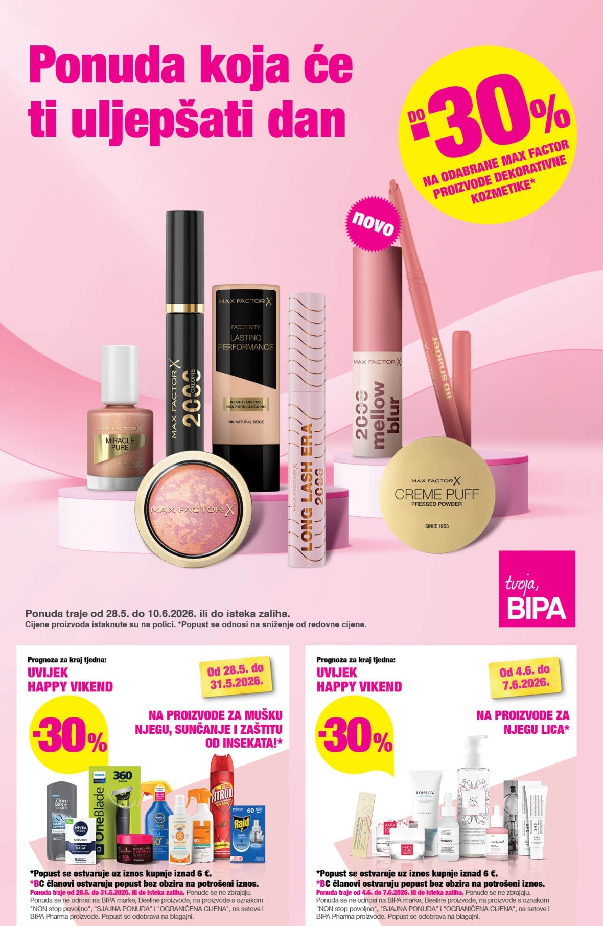 bipa - Aktualni katalog BIPA od četvrtka, 28.05.2026 do srijede, 10.06.2026 - page: 1
