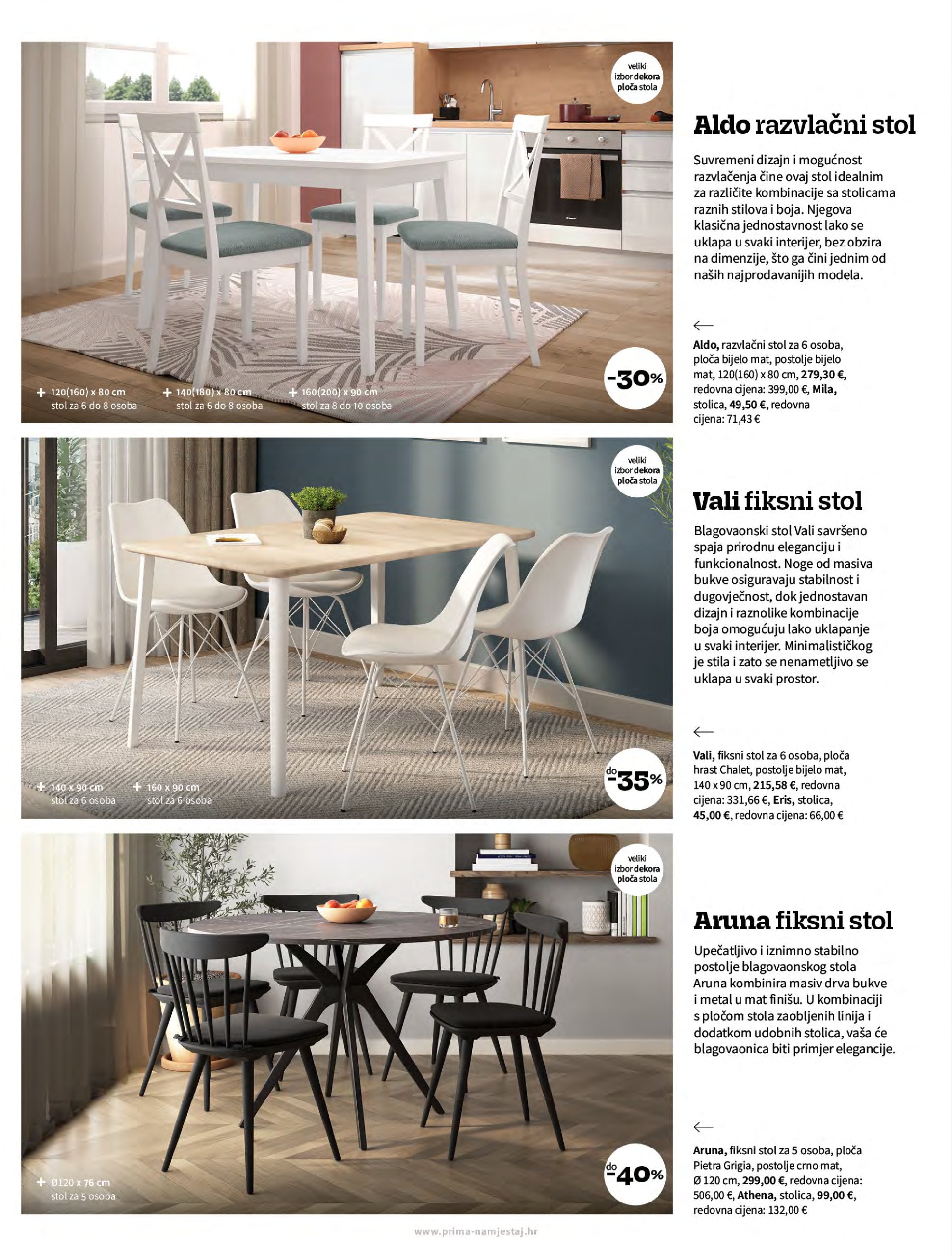 prima - Prima - Blagovaonice katalog vrijedi od 02.04. do 30.04. - page: 20