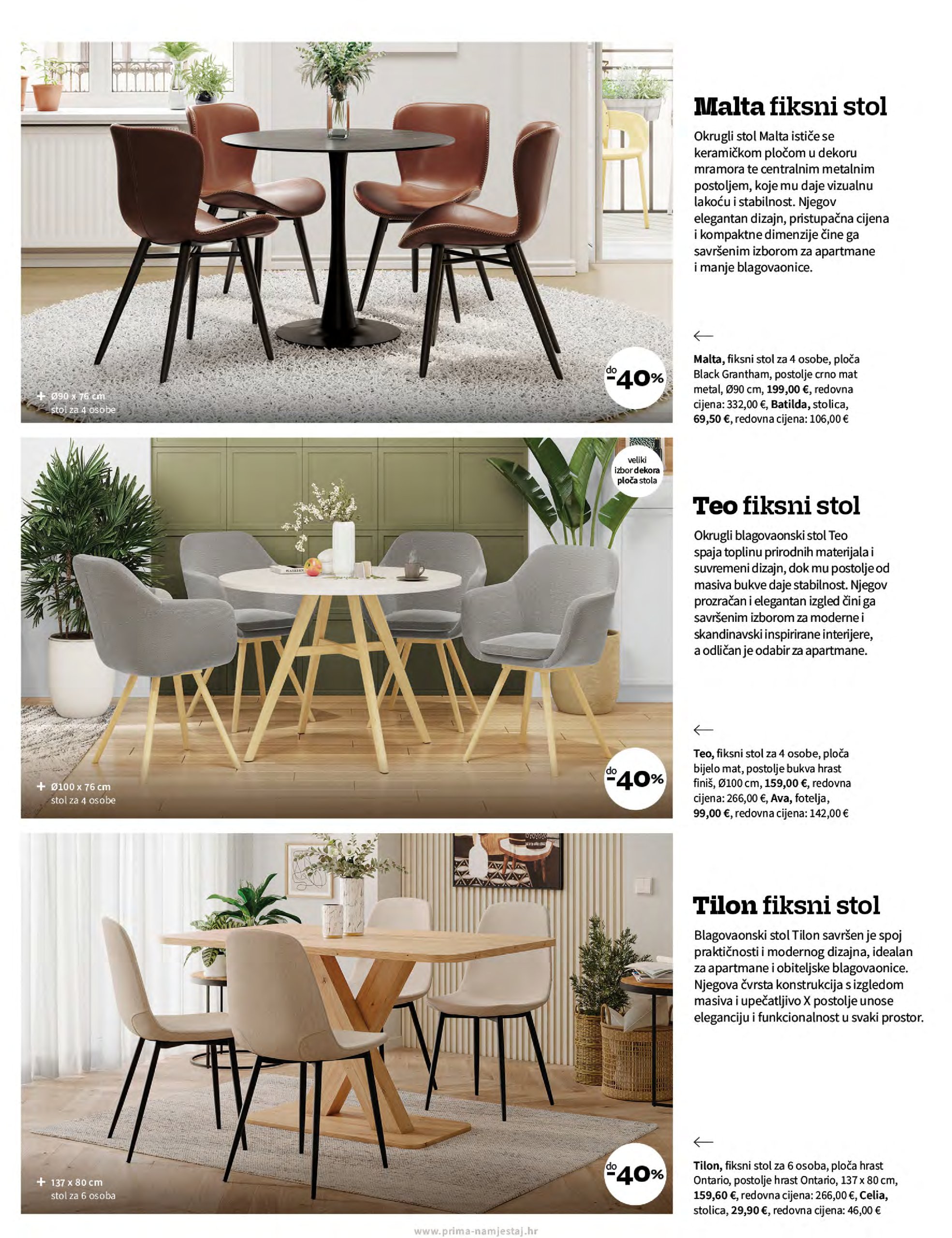prima - Prima - Blagovaonice katalog vrijedi od 02.04. do 30.04. - page: 22