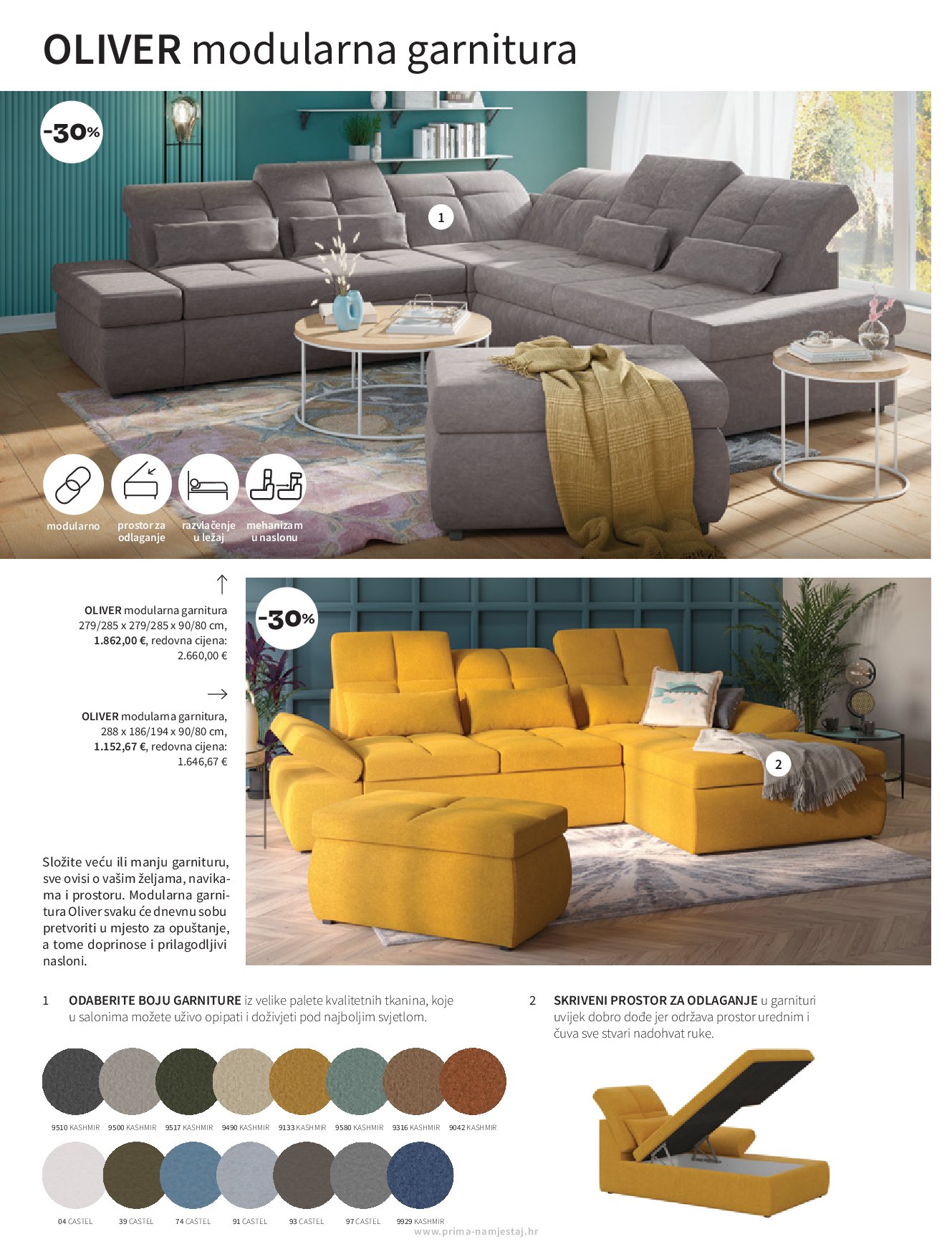 prima - Prelistajte katalog Prima - Garniture, vrijedi od 01.09. do 30.09. - page: 8