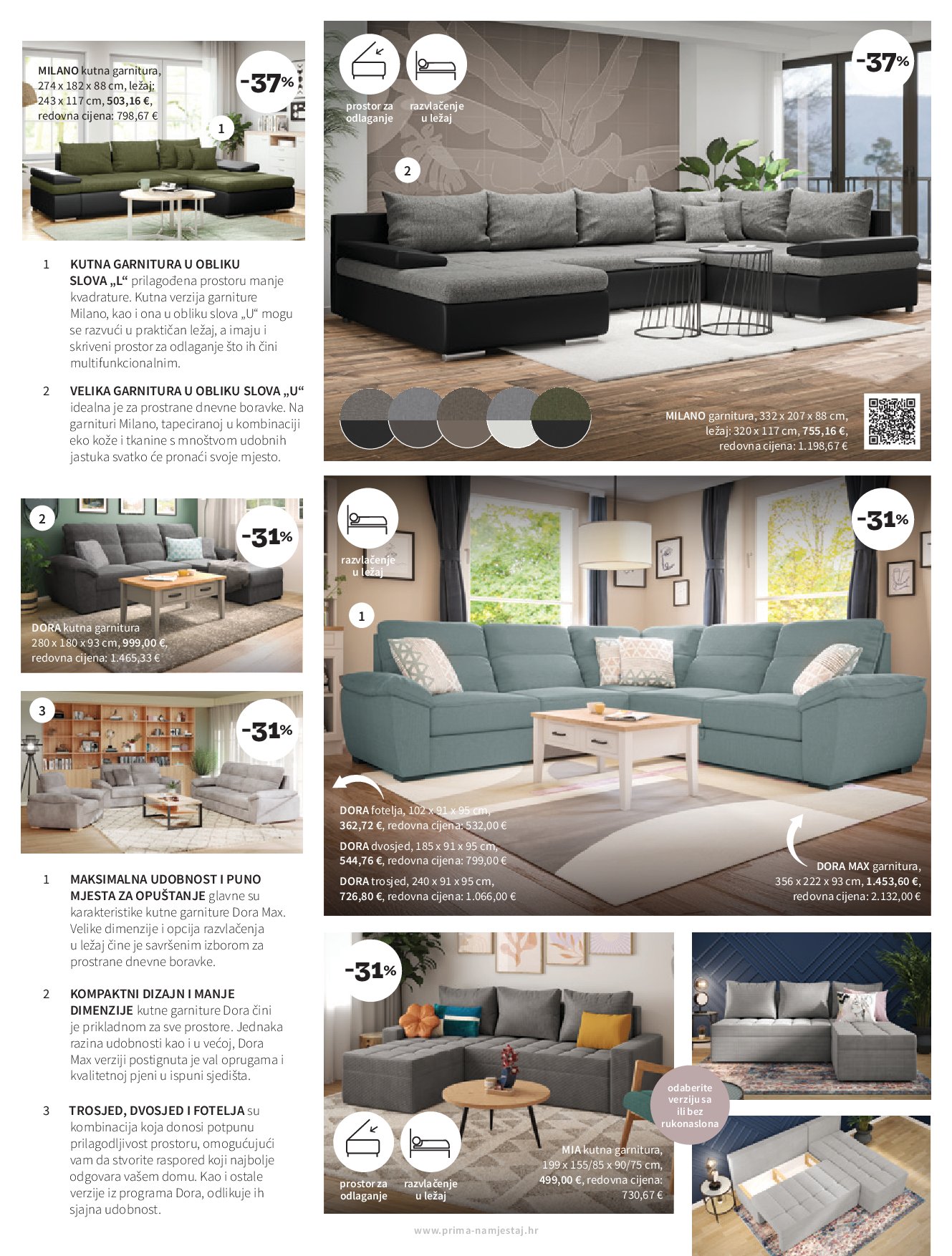 prima - Prelistajte katalog Prima - Garniture, vrijedi od 01.09. do 30.09. - page: 16