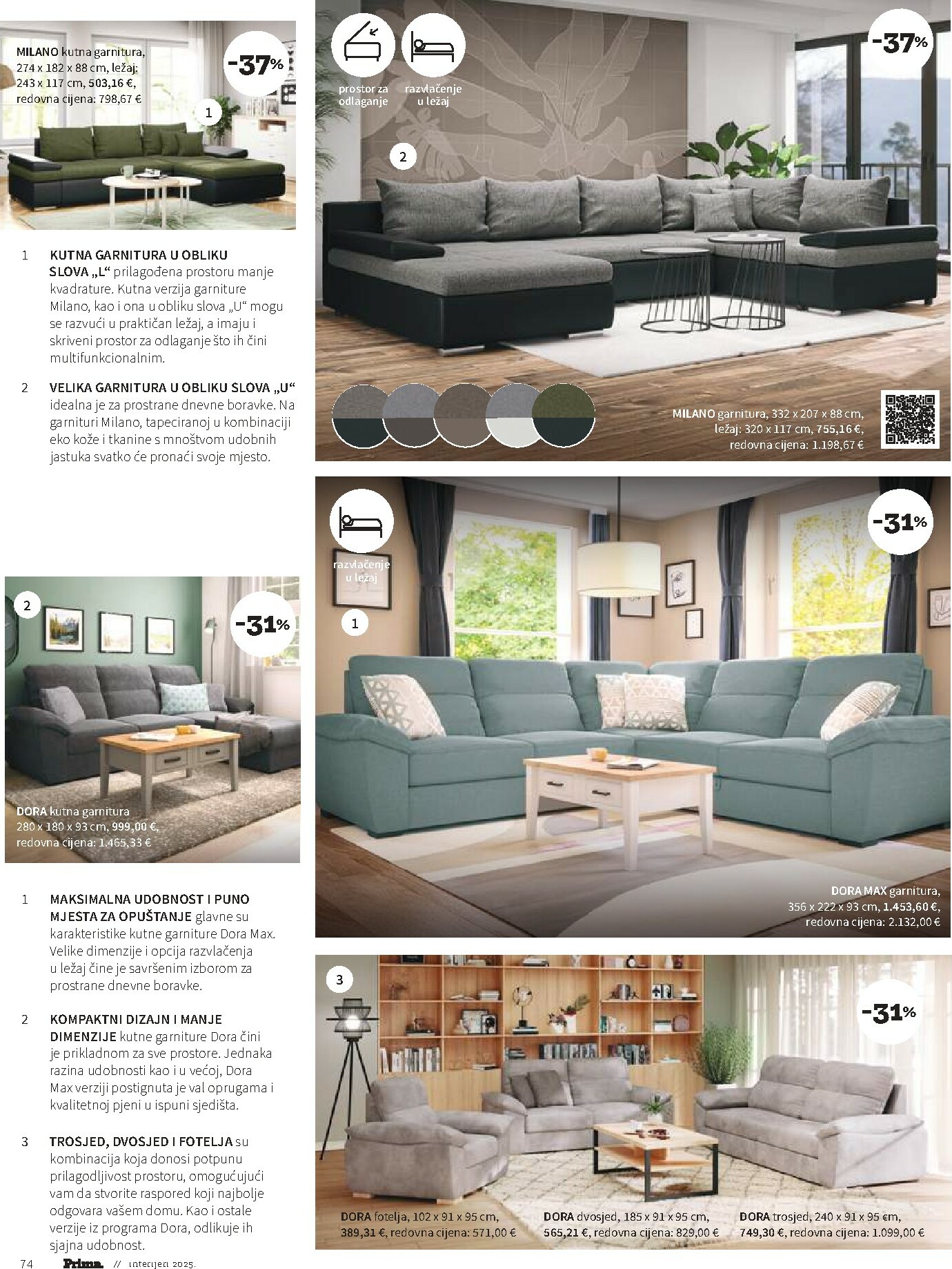 prima - Prelistajte katalog Prima - Interijeri katalog, vrijedi od 01.10. do 31.12. - page: 76