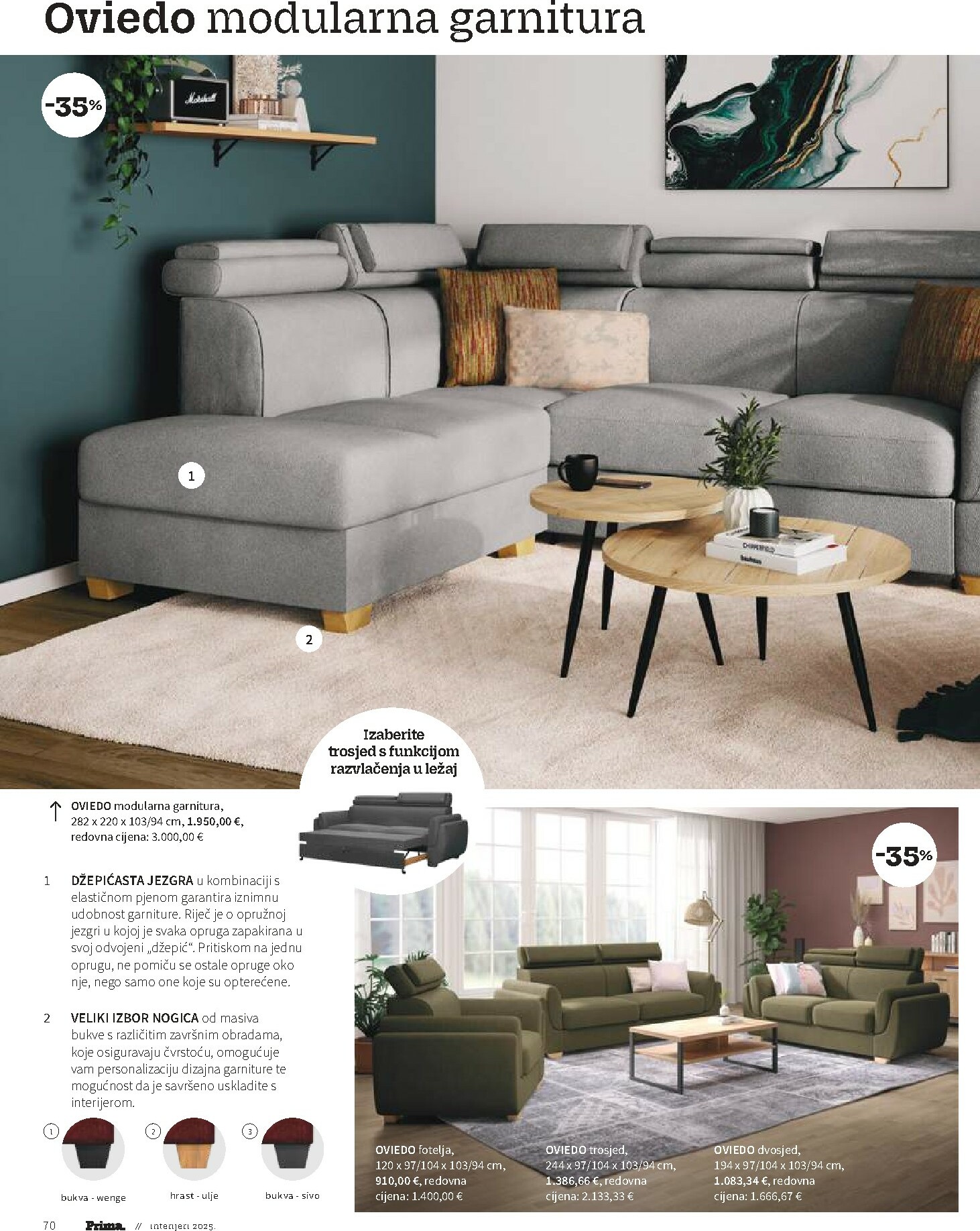 prima - Prelistajte katalog Prima - Interijeri katalog, vrijedi od 01.10. do 31.12. - page: 72