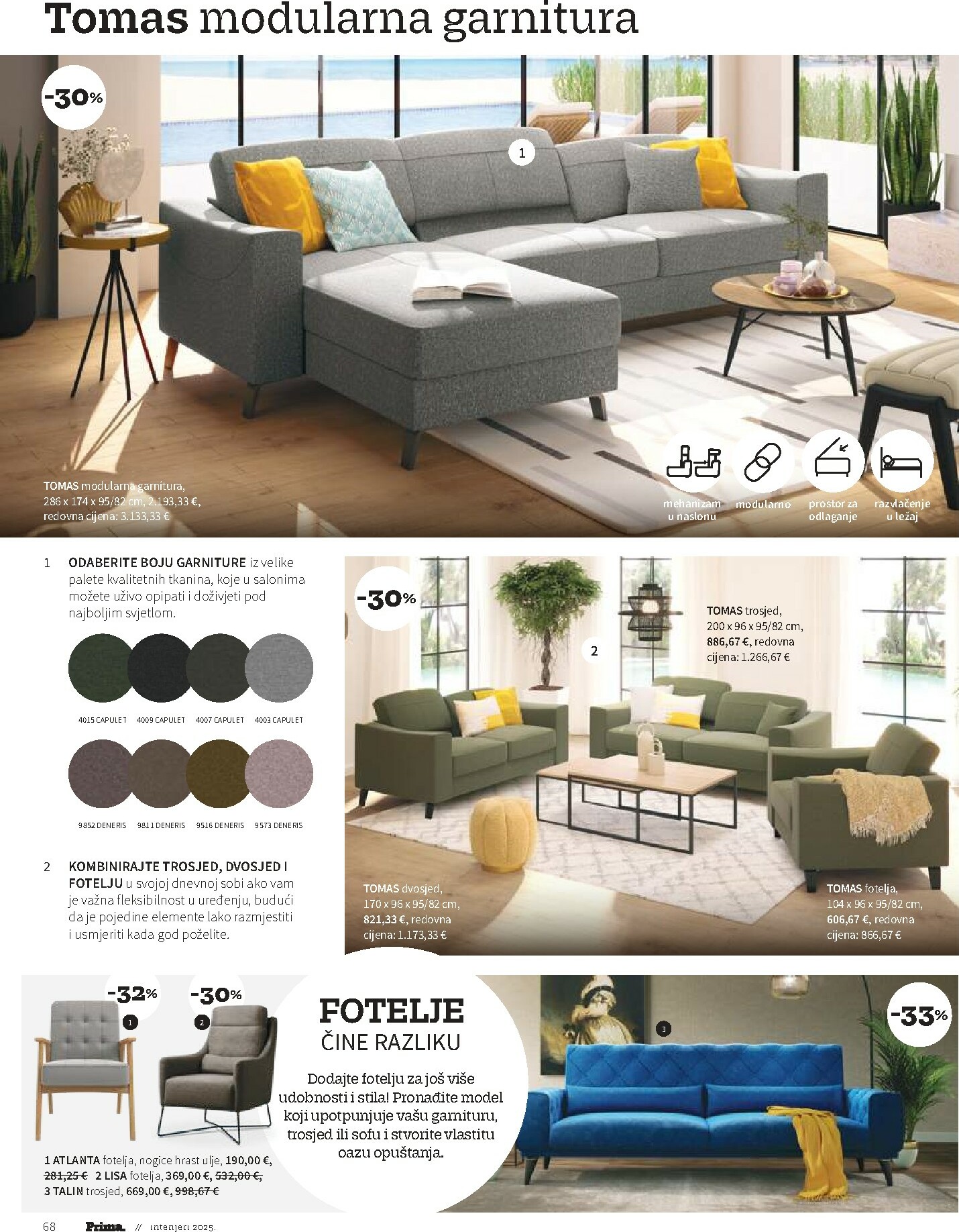 prima - Prelistajte katalog Prima - Interijeri katalog, vrijedi od 01.10. do 31.12. - page: 70