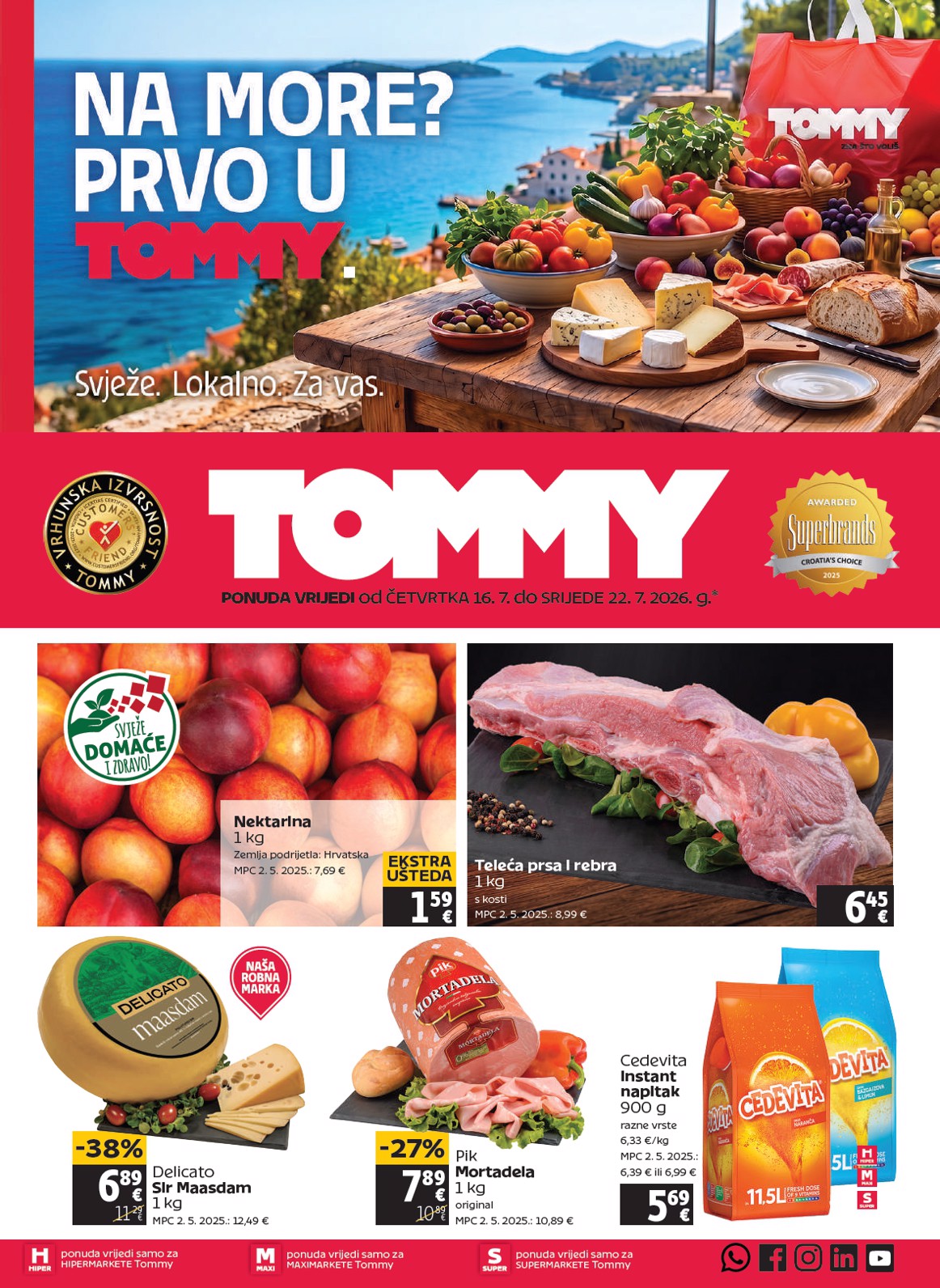 tommy - Aktualni katalog Tommy od četvrtka, 16.07.2026 do srijede, 22.07.2026