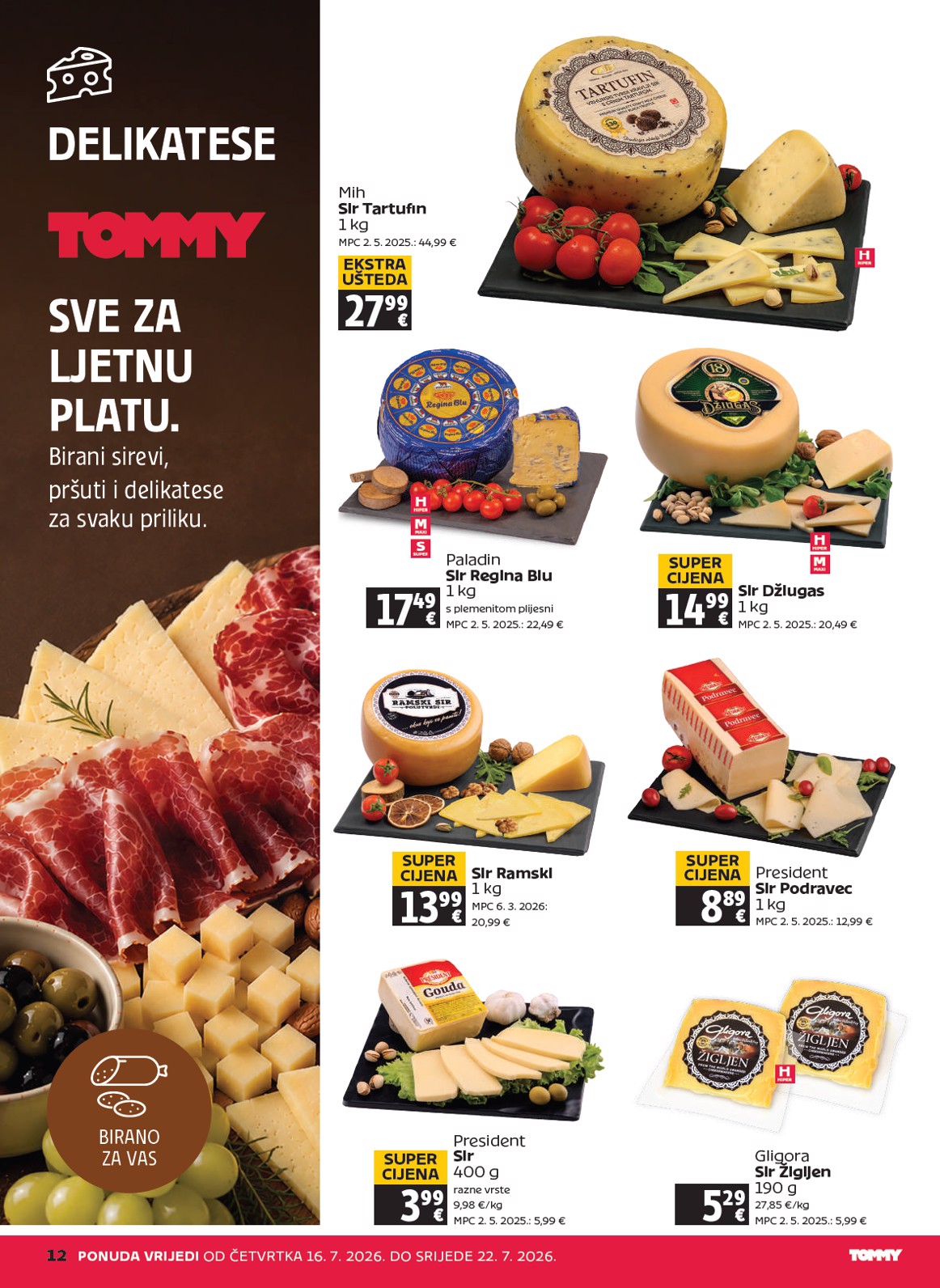 tommy - Aktualni katalog Tommy od četvrtka, 16.07.2026 do srijede, 22.07.2026 - page: 12