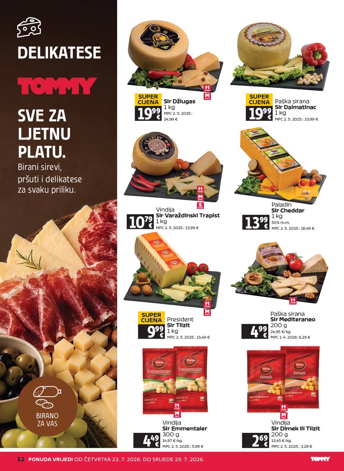 tommy - Novi Tommy katalog od četvrtka, 23.07.2026 do srijede, 29.07.2026 - page: 12