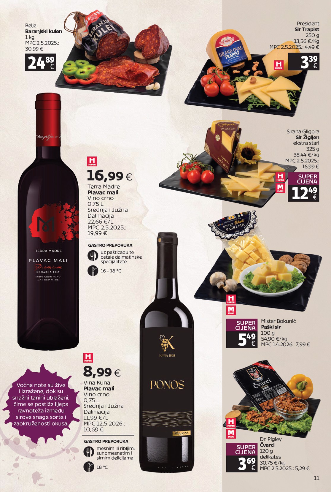 tommy - Aktualni katalog Tommy - Super ponuda vina i delicija od ponedjeljka, 20.07.2026 do nedjelje, 09.08.2026 - page: 11