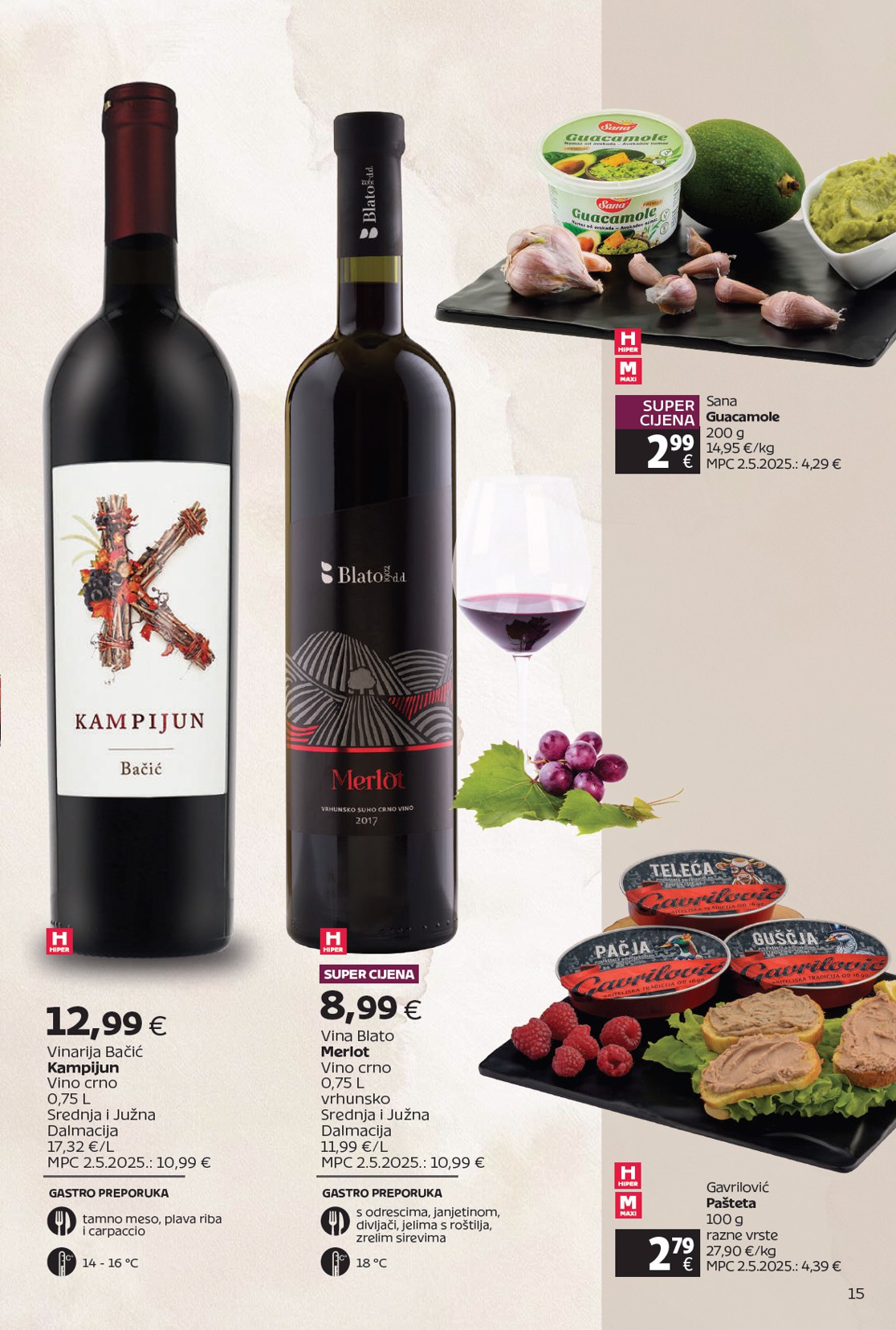 tommy - Aktualni katalog Tommy - Super ponuda vina i delicija od ponedjeljka, 20.07.2026 do nedjelje, 09.08.2026 - page: 15