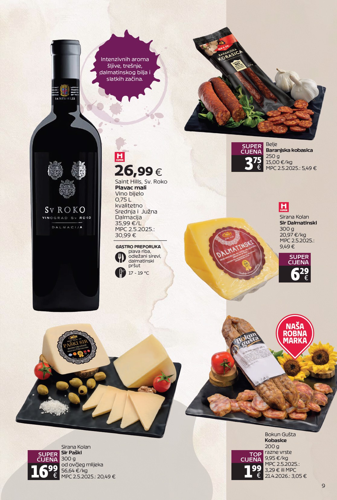 tommy - Aktualni katalog Tommy - Super ponuda vina i delicija od ponedjeljka, 20.07.2026 do nedjelje, 09.08.2026 - page: 9