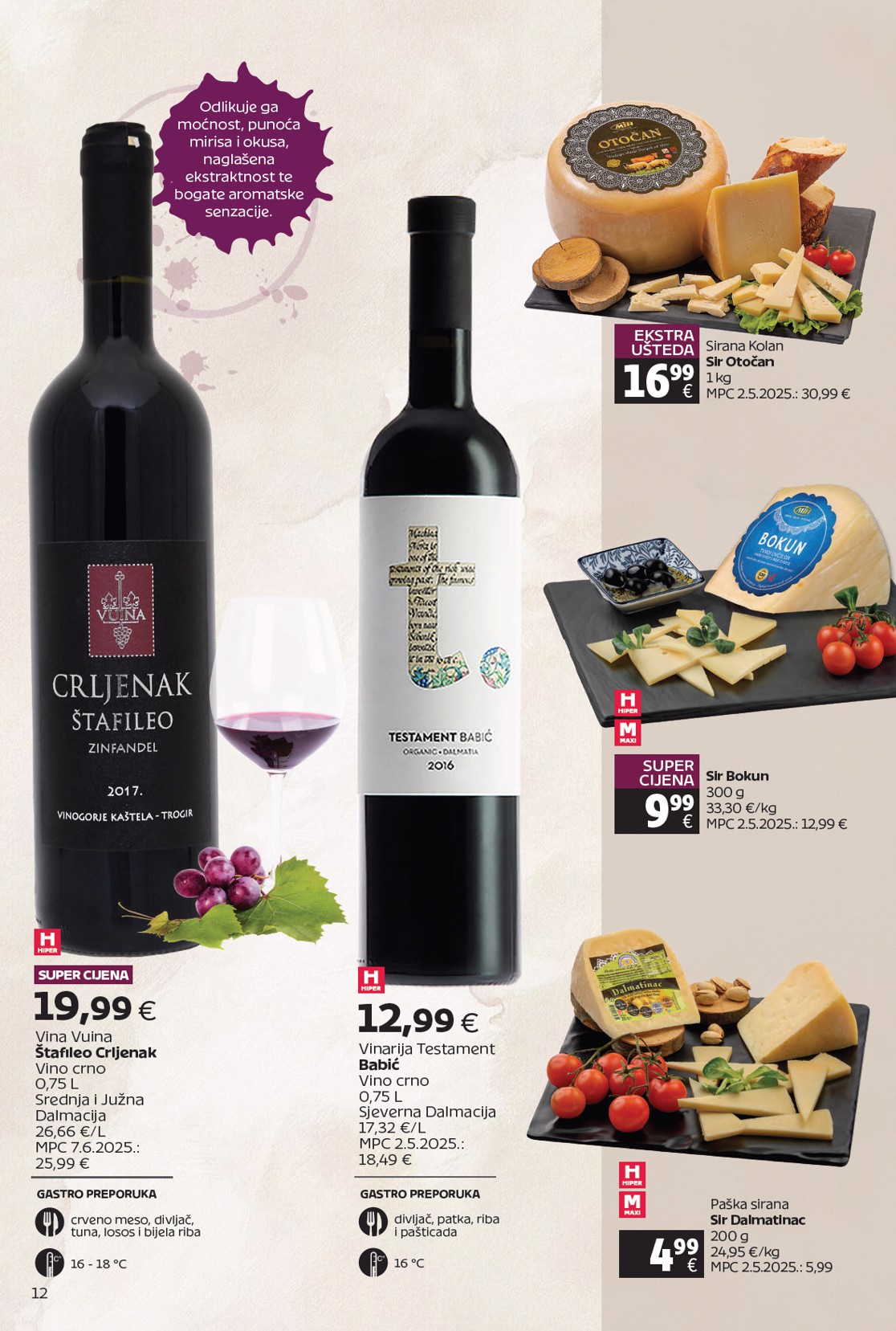 tommy - Aktualni katalog Tommy - Super ponuda vina i delicija od ponedjeljka, 20.07.2026 do nedjelje, 09.08.2026 - page: 12
