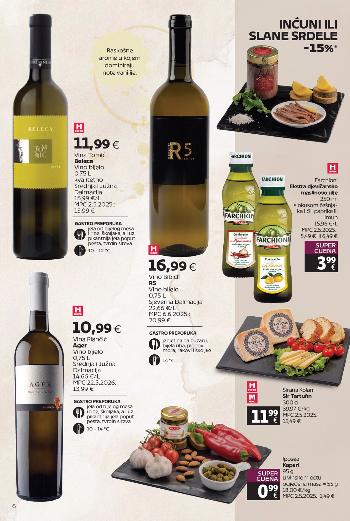 tommy - Aktualni katalog Tommy - Super ponuda vina i delicija od ponedjeljka, 20.07.2026 do nedjelje, 09.08.2026 - page: 6