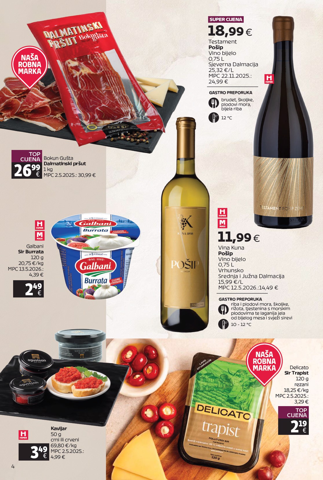 tommy - Aktualni katalog Tommy - Super ponuda vina i delicija od ponedjeljka, 20.07.2026 do nedjelje, 09.08.2026 - page: 4