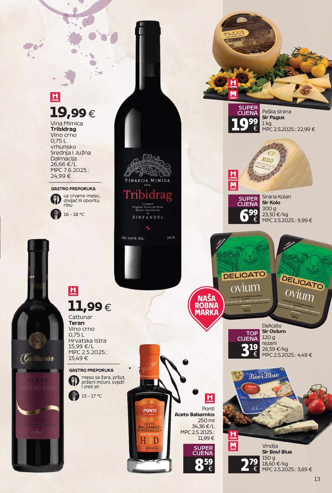 tommy - Aktualni katalog Tommy - Super ponuda vina i delicija od ponedjeljka, 20.07.2026 do nedjelje, 09.08.2026 - page: 13