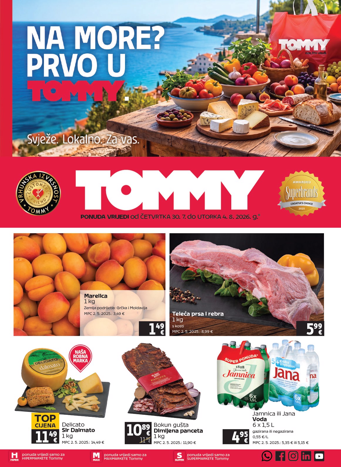 tommy - Novi Tommy katalog od četvrtka, 30.07.2026 do utorka, 04.08.2026