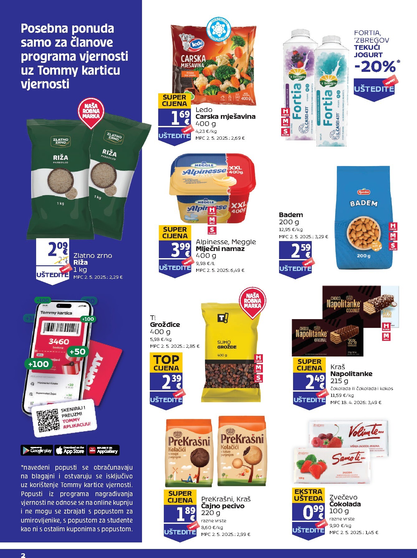 tommy - Novi Tommy - Pogodnosti za Tommy vjerne članove katalog od četvrtka, 06.08.2026 do srijede, 12.08.2026