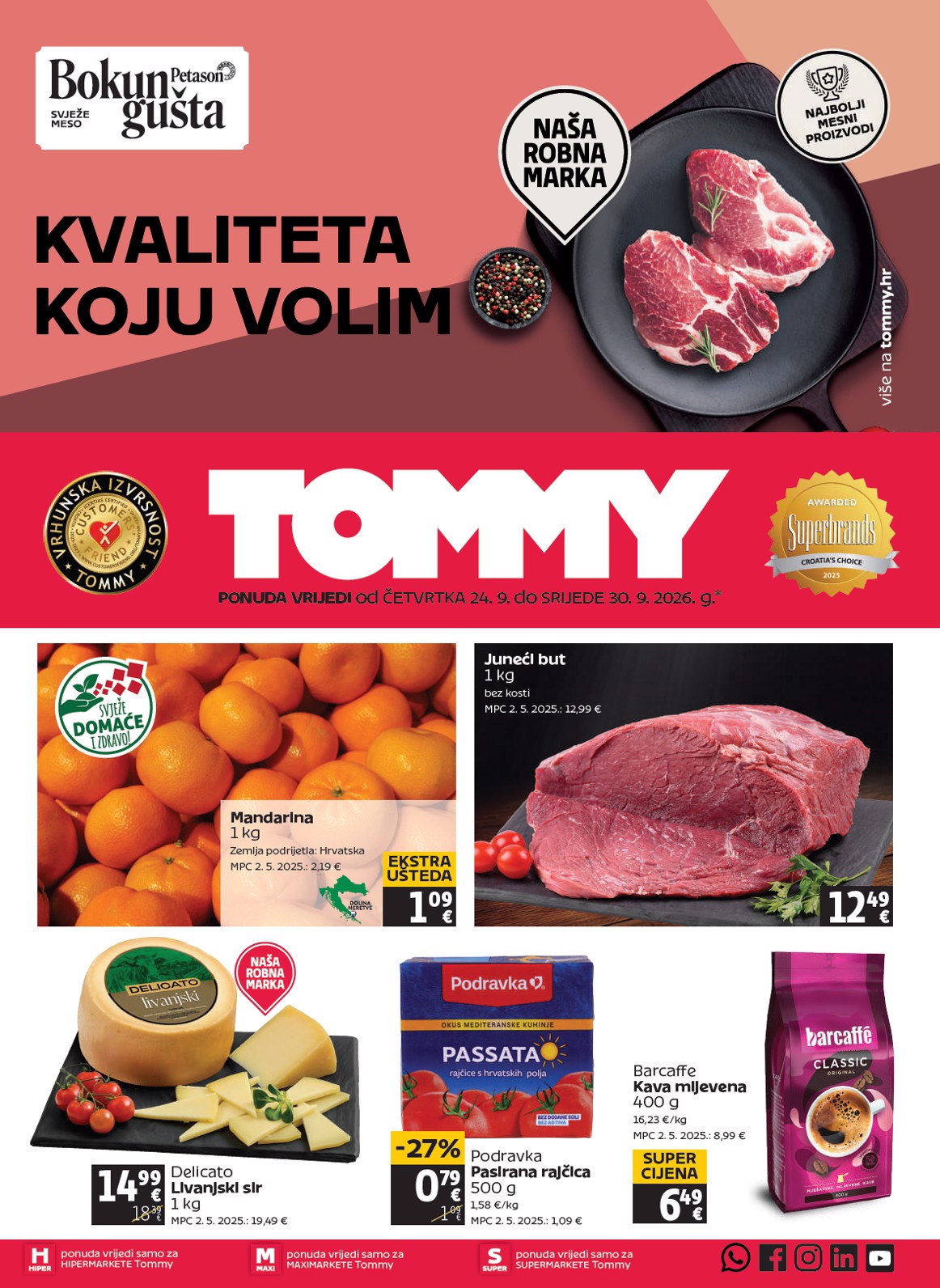tommy - Novi Tommy katalog od četvrtka, 24.09.2026 do srijede, 30.09.2026