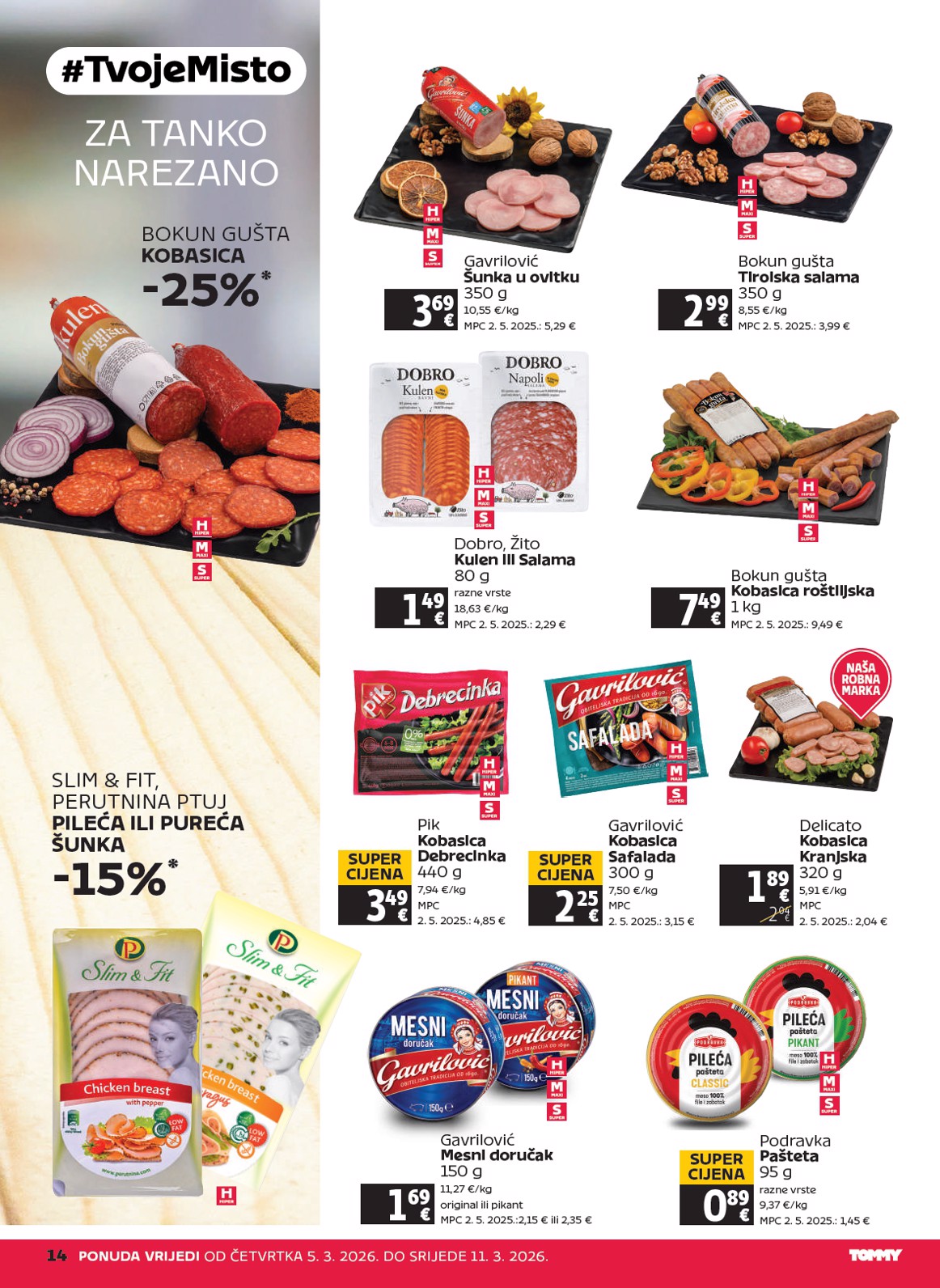 tommy - Prelistajte katalog Tommy, vrijedi od 05.03.2026 do 11.03.2026 - page: 14