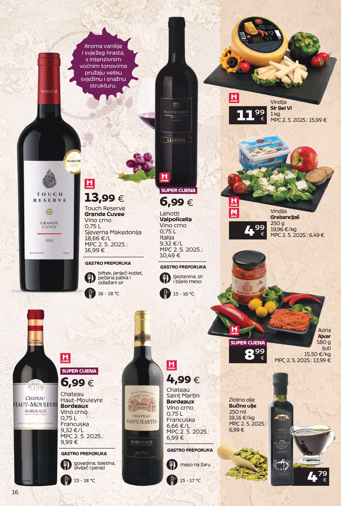 tommy - Prelistajte katalog Tommy - Super ponuda vina i delicija, vrijedi od 09.03.2026 do 04.04.2026 - page: 16