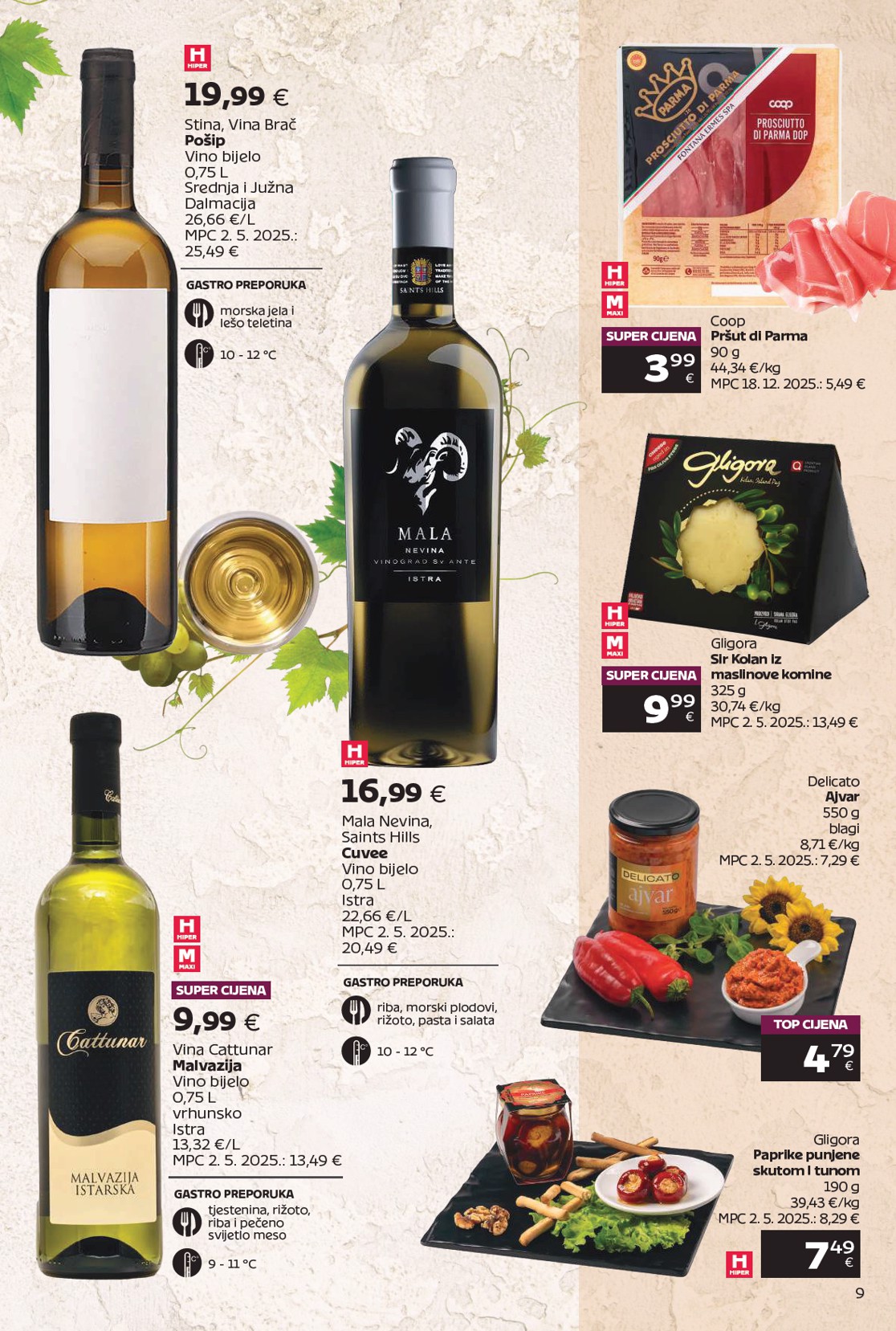 tommy - Prelistajte katalog Tommy - Super ponuda vina i delicija, vrijedi od 09.03.2026 do 04.04.2026 - page: 9