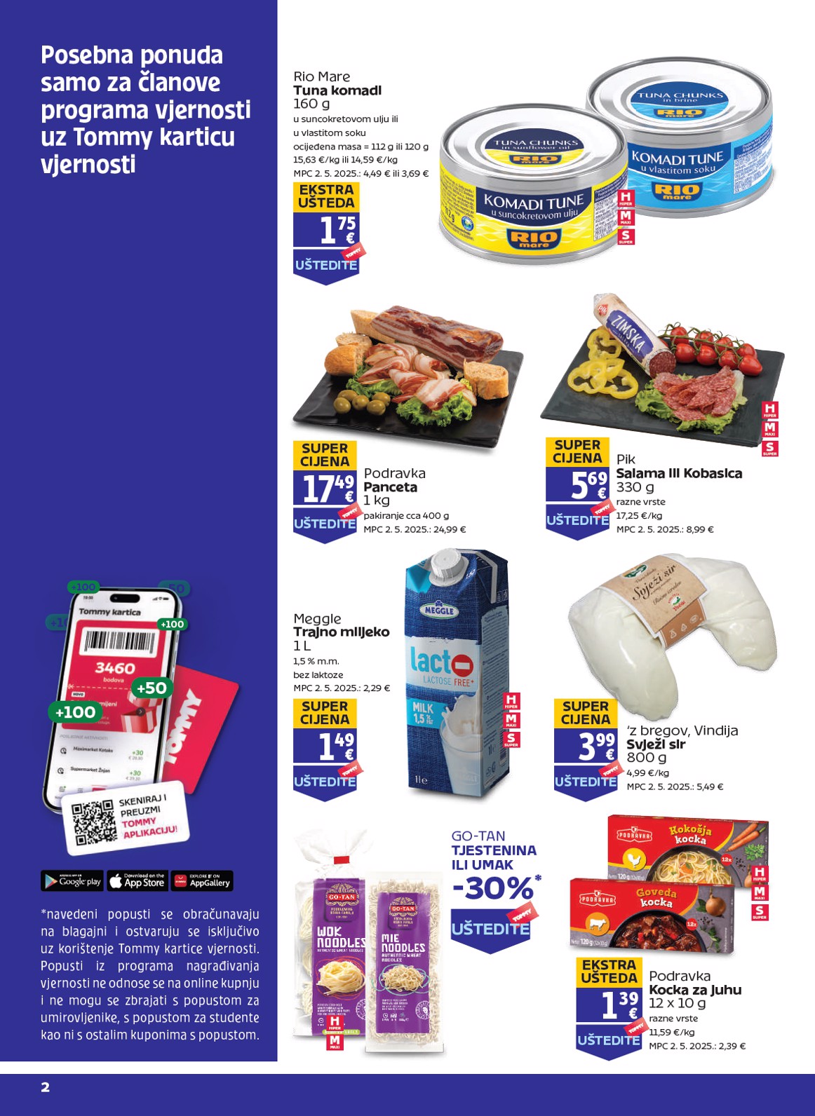 tommy - Prelistajte katalog Tommy - Pogodnosti za Tommy vjerne članove, vrijedi od 19.03.2026 do 25.03.2026