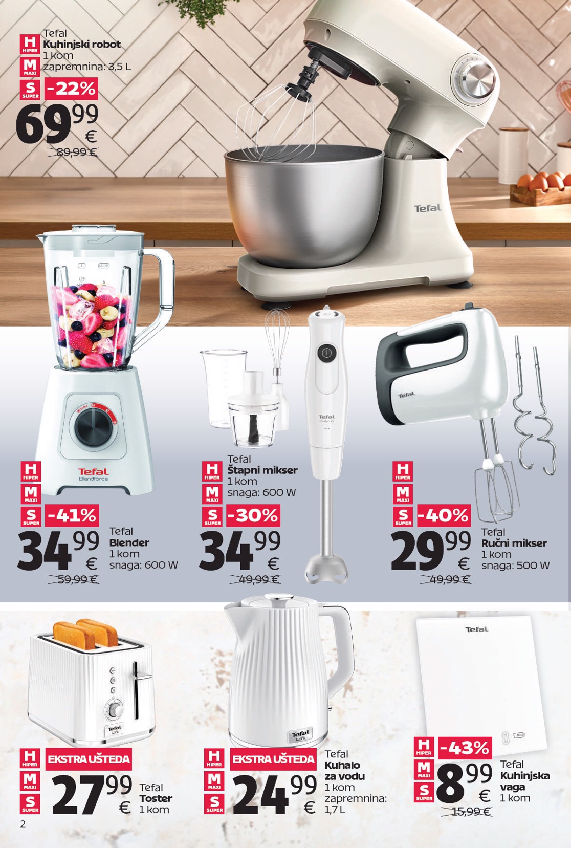 tommy - Aktualni Tommy - Super ponuda za apartmane katalog vrijedi od ponedjeljka 13.04.2026 do nedjelje 26.04.2026 - page: 2