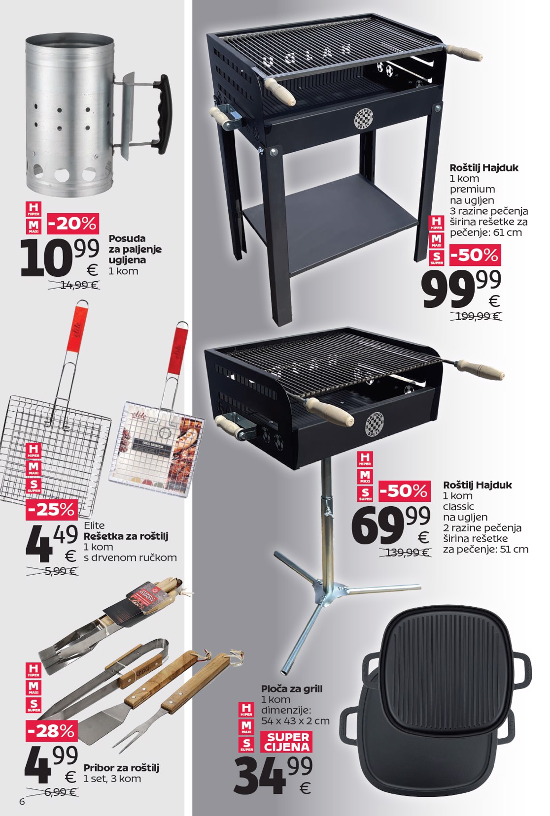 tommy - Aktualni Tommy - Super ponuda za roštilj: oprema katalog vrijedi od ponedjeljka 27.04.2026 do nedjelje 17.05.2026 - page: 6