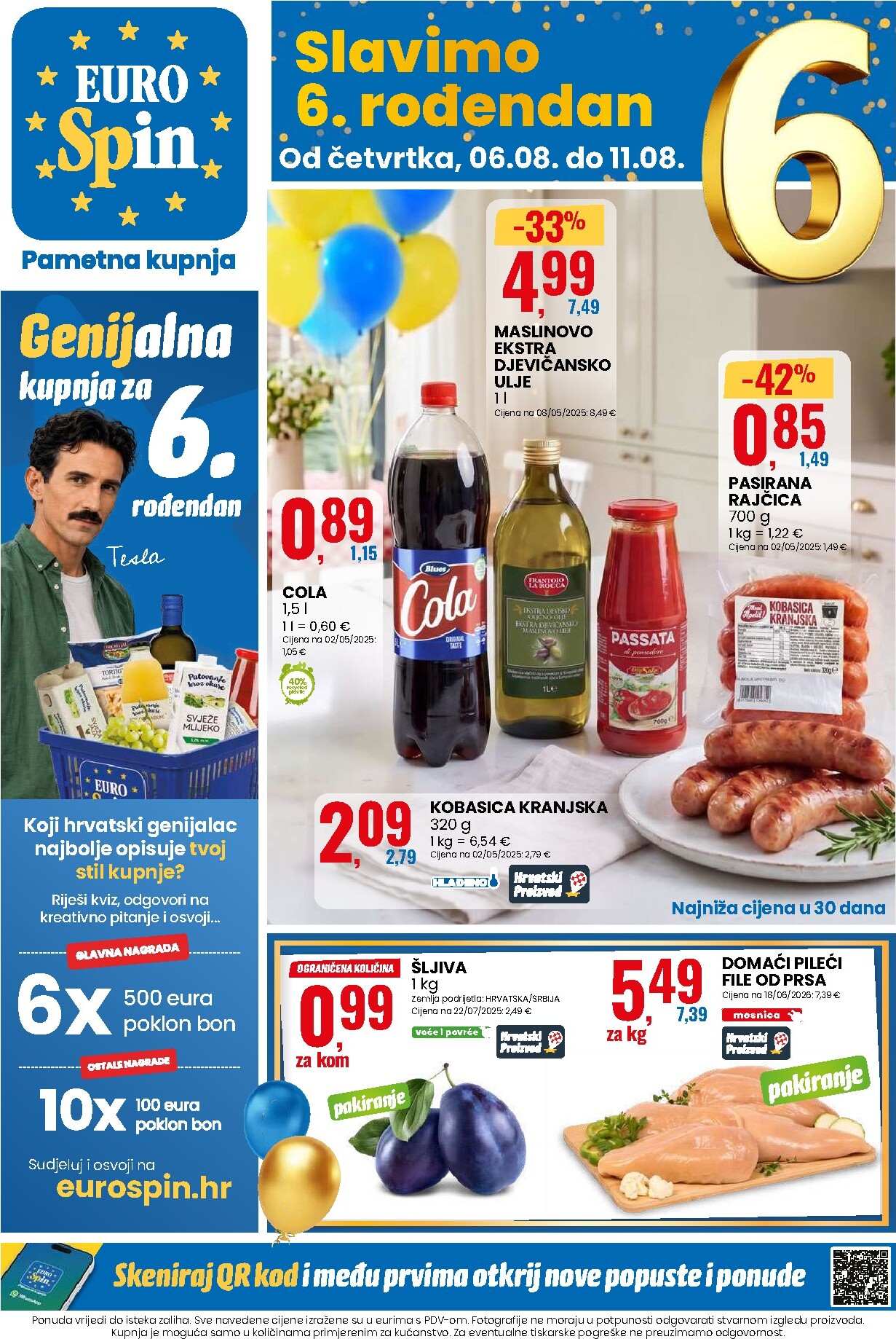 eurospin - Novi Eurospin katalog od četvrtka, 06.08.2026 do utorka, 11.08.2026
