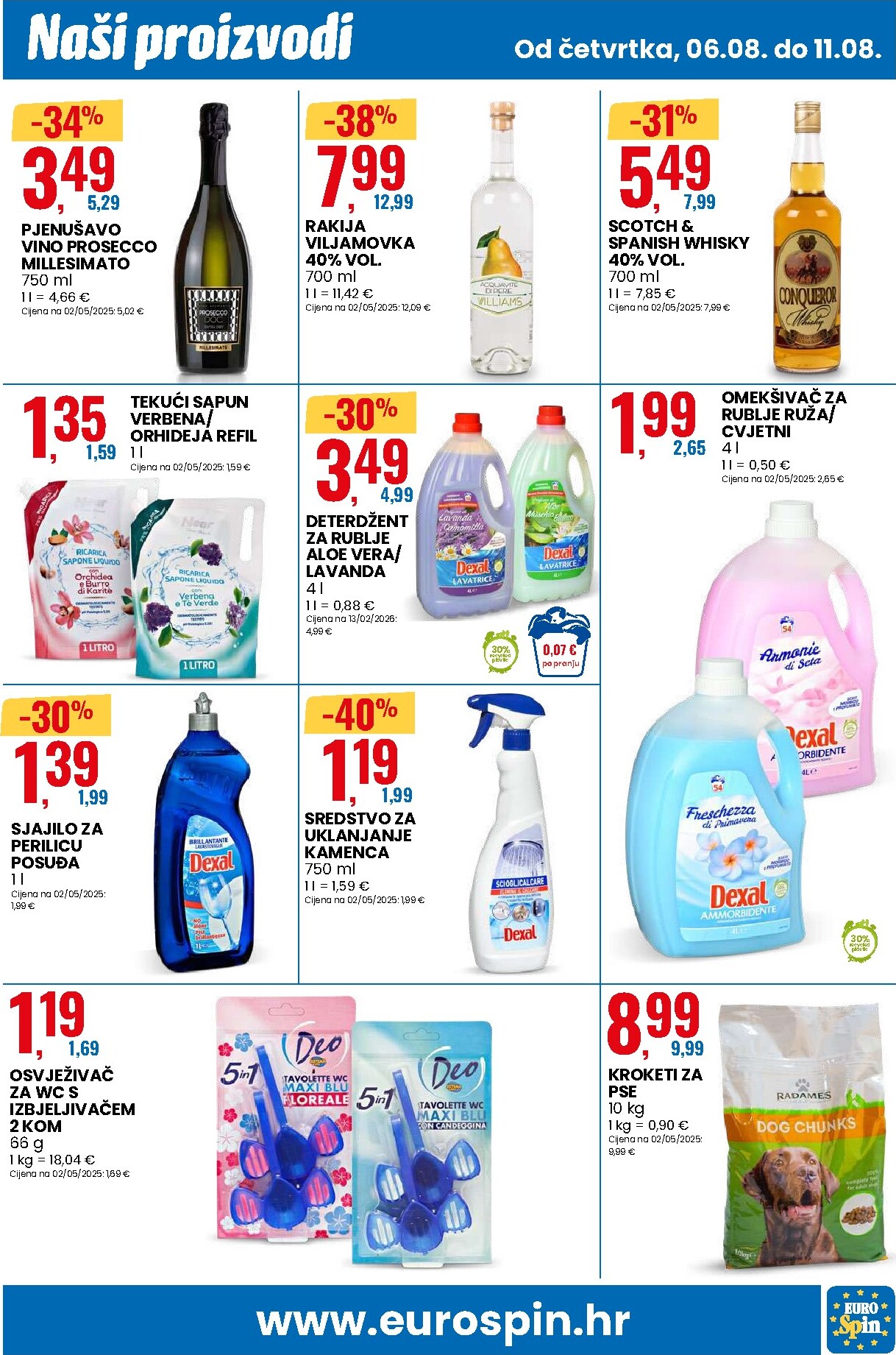 eurospin - Novi Eurospin - Novo otvorenje - Pula katalog od četvrtka, 06.08.2026 do utorka, 11.08.2026 - page: 7