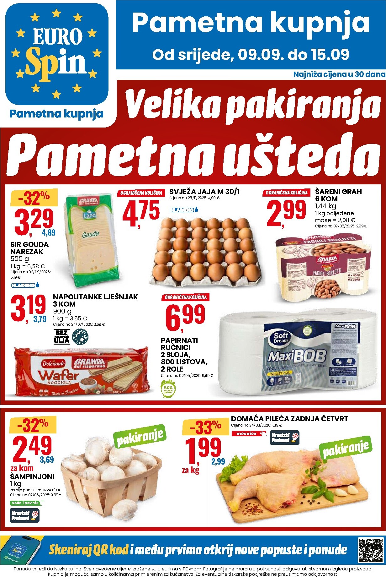 eurospin - Novi Eurospin katalog od srijede, 09.09.2026 do utorka, 15.09.2026 - page: 1